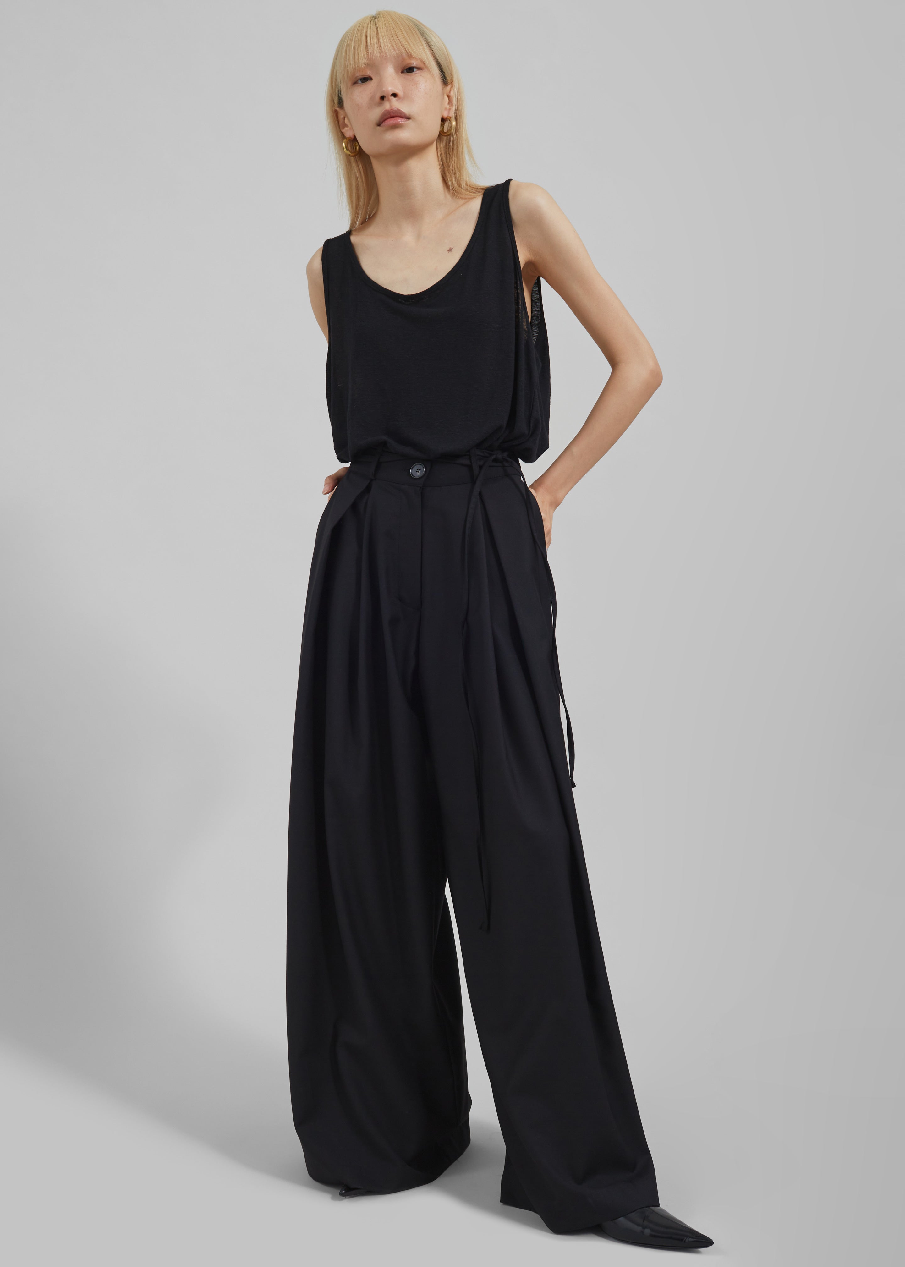 Noor Wide Pants - Black