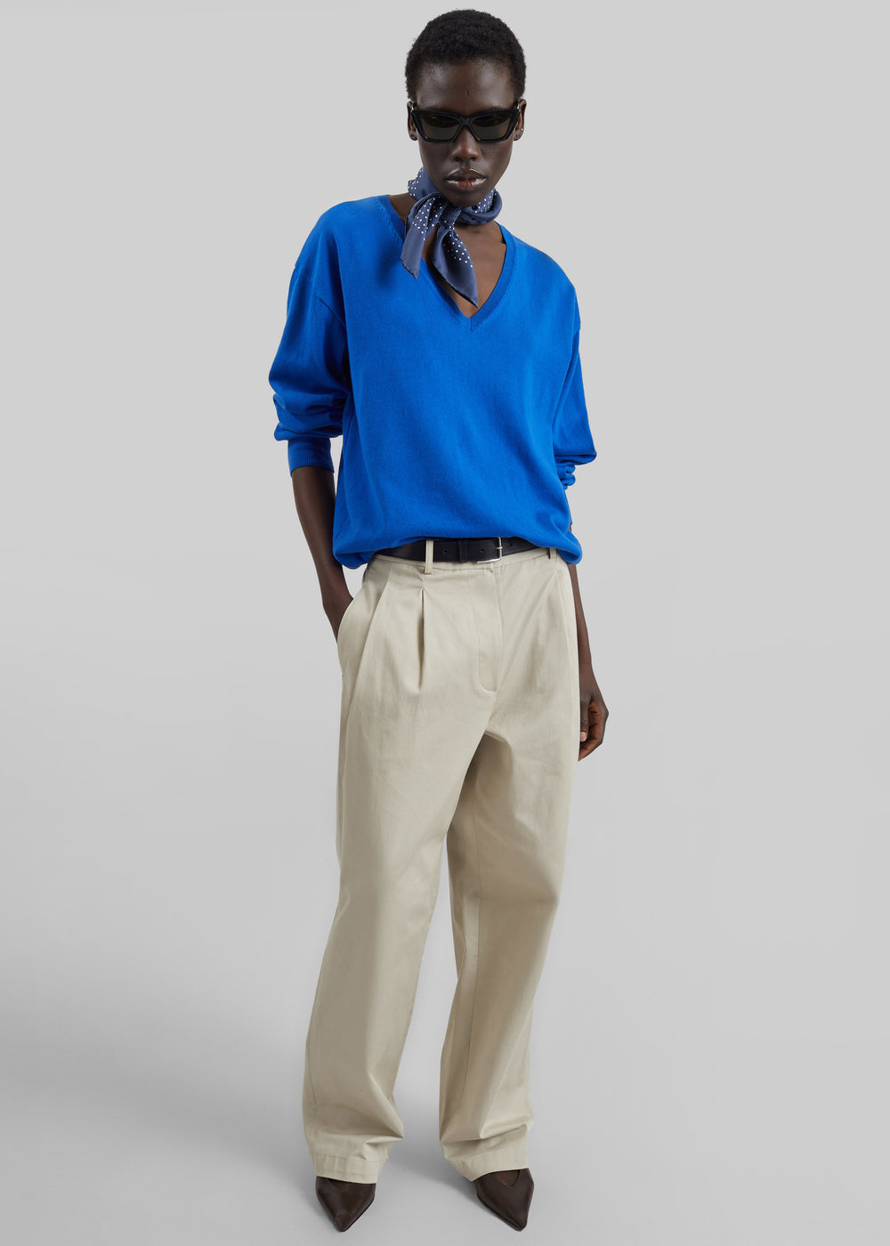 Norstrand Cotton Chino Trousers - Light Beige