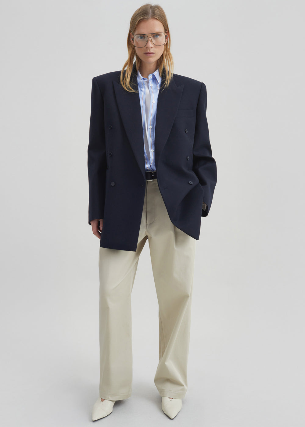 Norstrand Cotton Chino Trousers - Light Beige