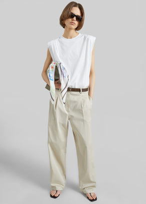 Norstrand Cotton Chino Trousers - Light Beige
