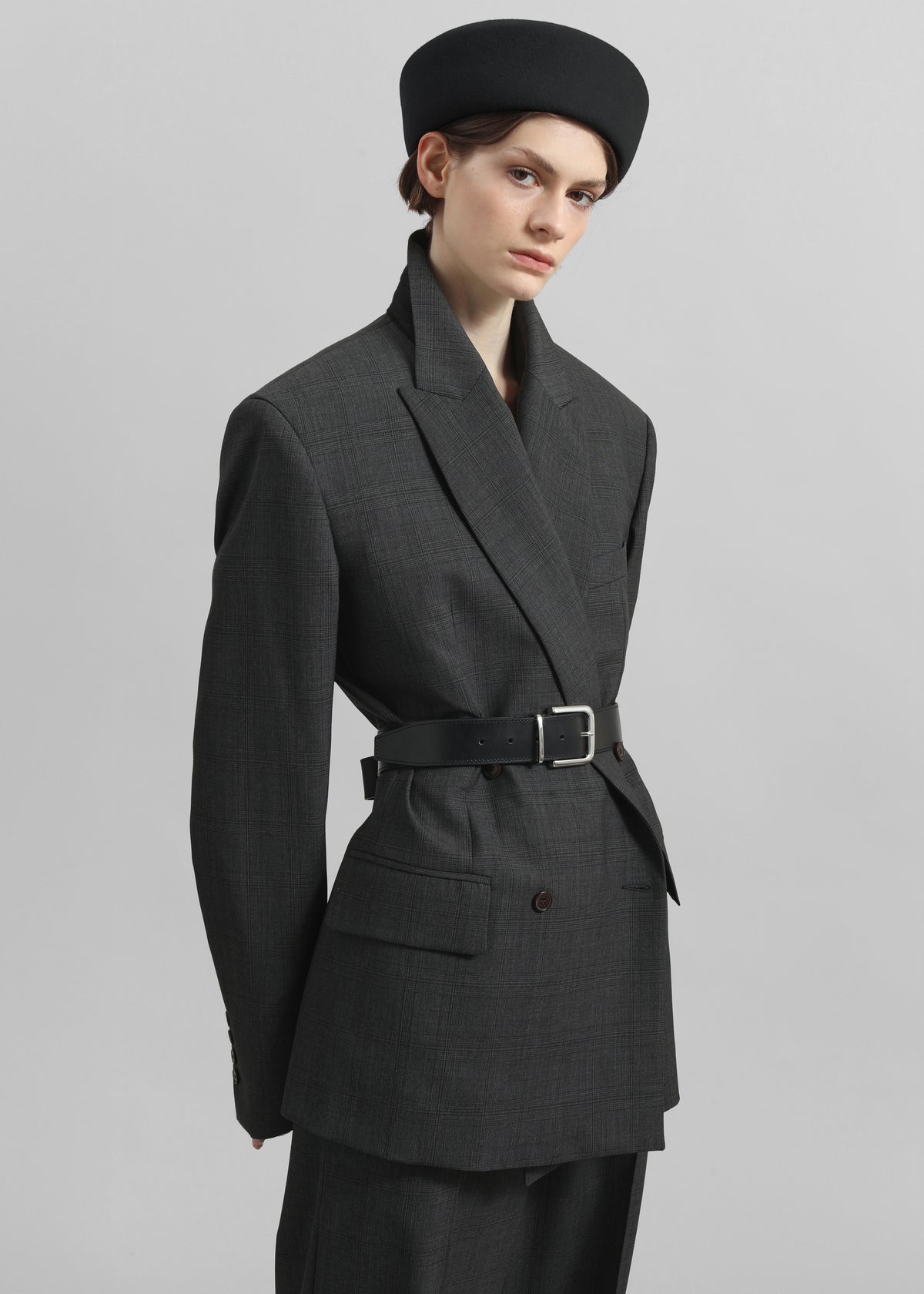 Noxley Pillbox Hat - Black - 1