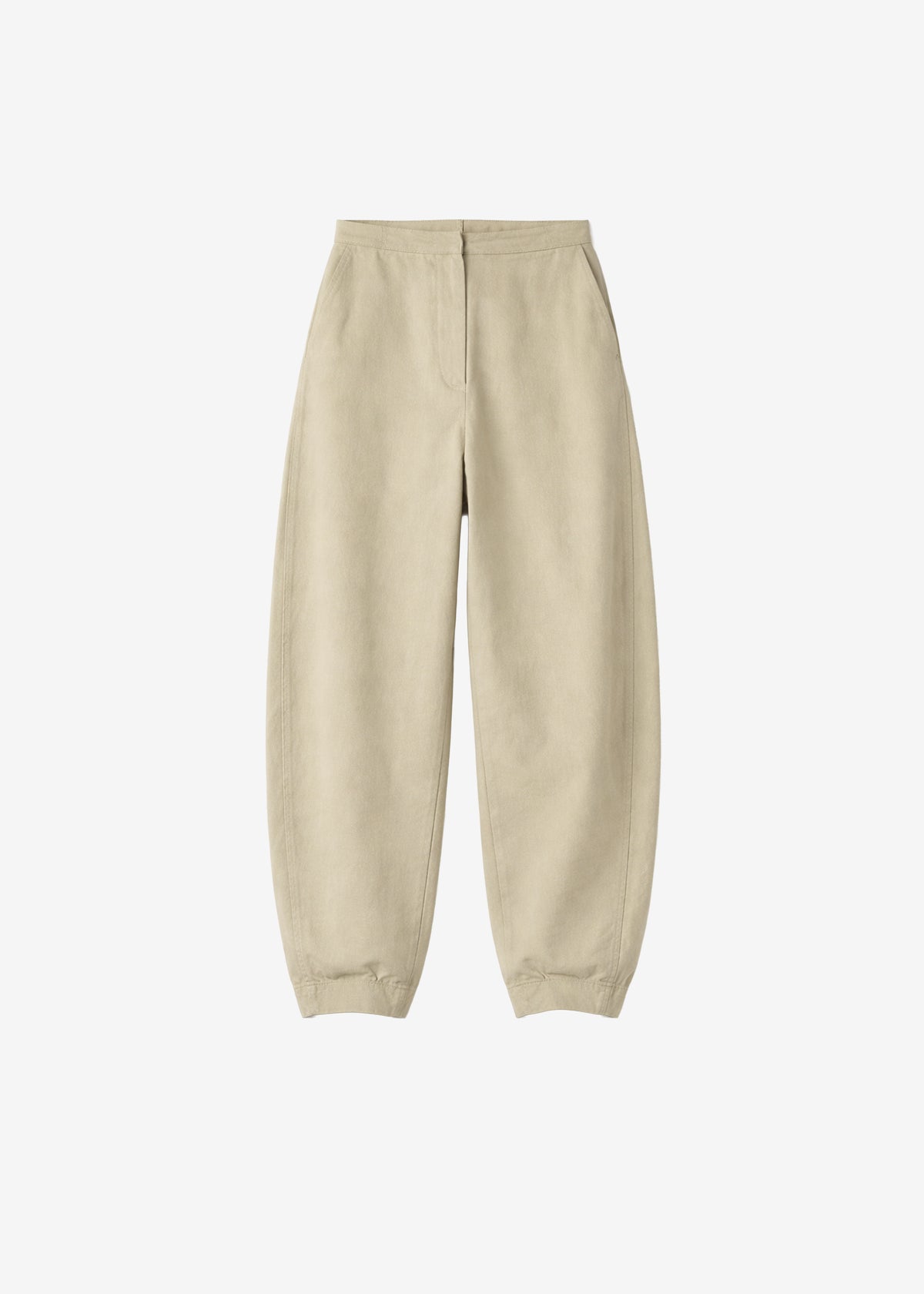 Noyon Barrel Leg Pants - Beige - 7