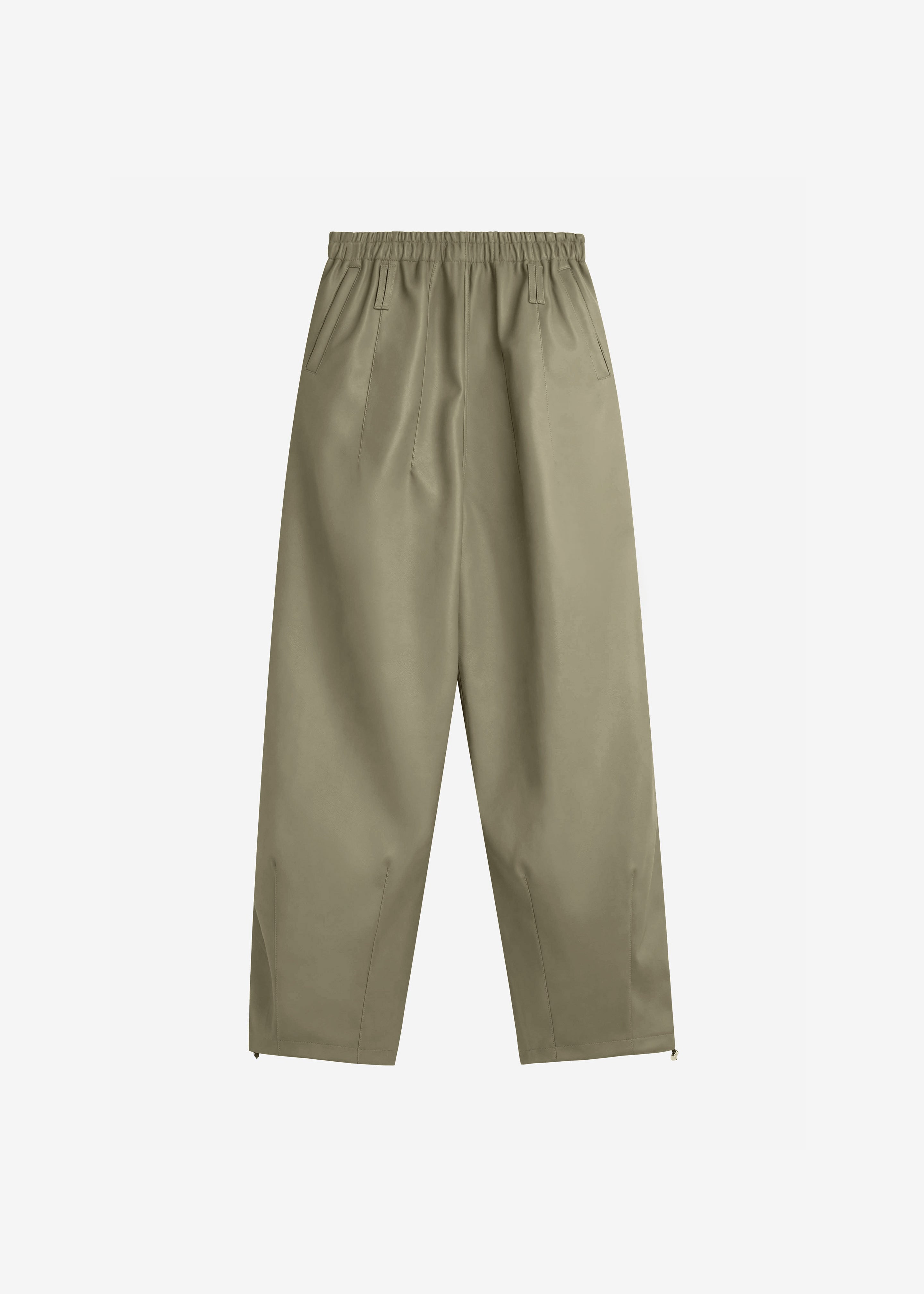 Oakdale Faux Leather Track Pants - Sage – The Frankie Shop