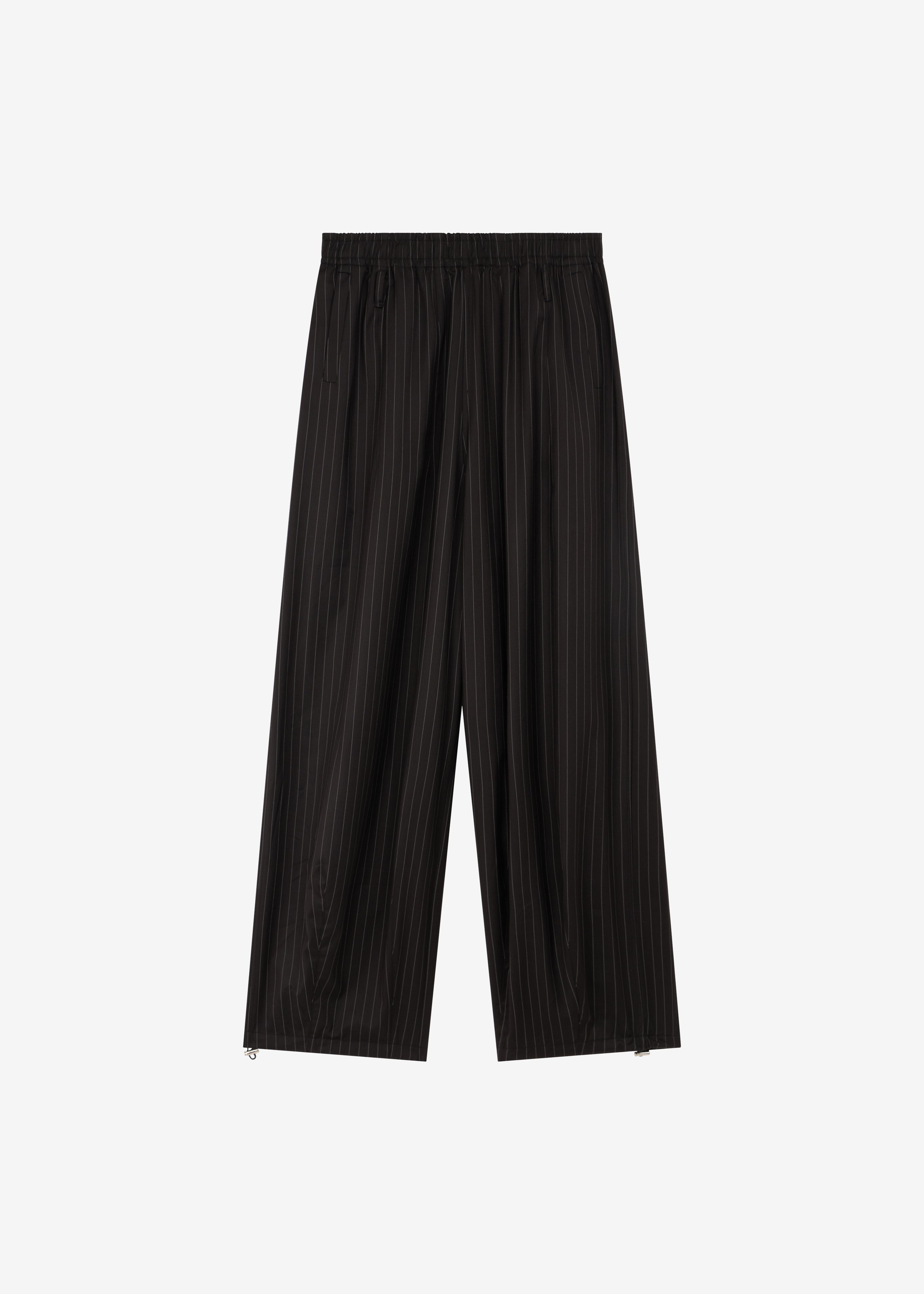 Oakdale Track Pants - Black/White Pinstripe - 7