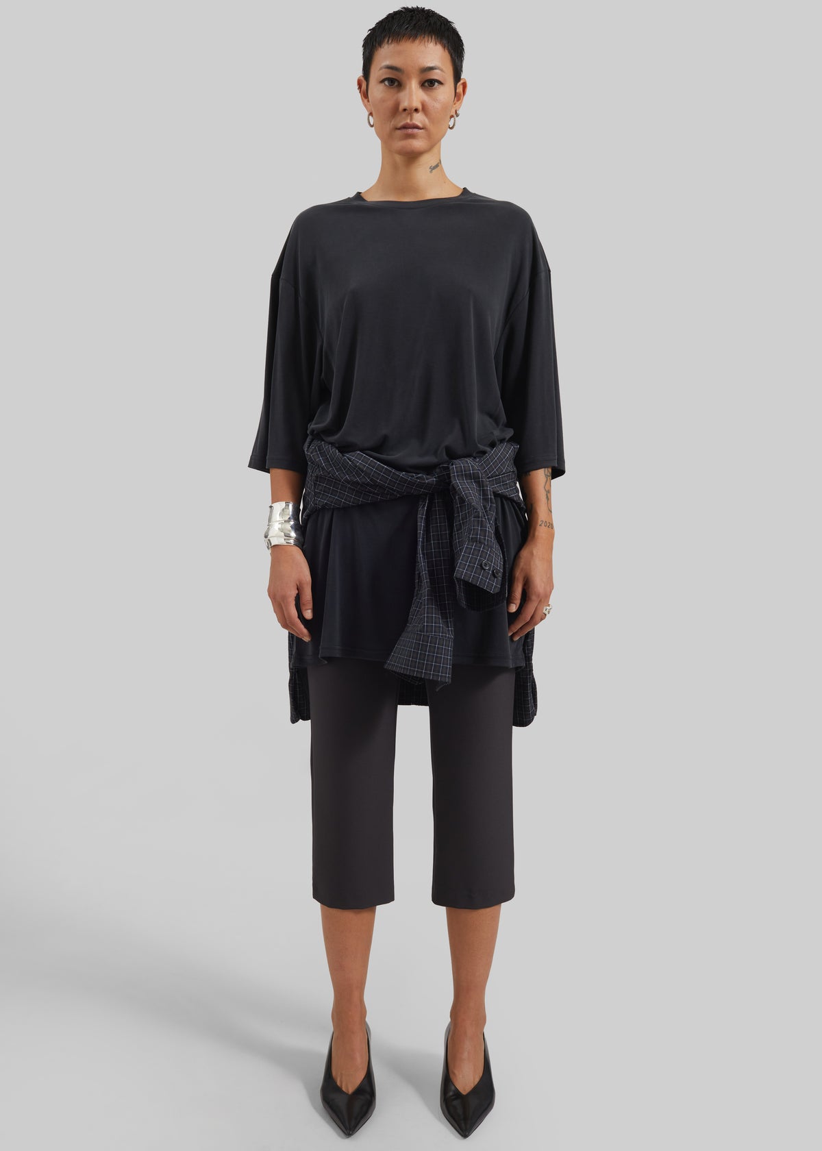 Oberon Soft Oversized T-Shirt - Black - 1