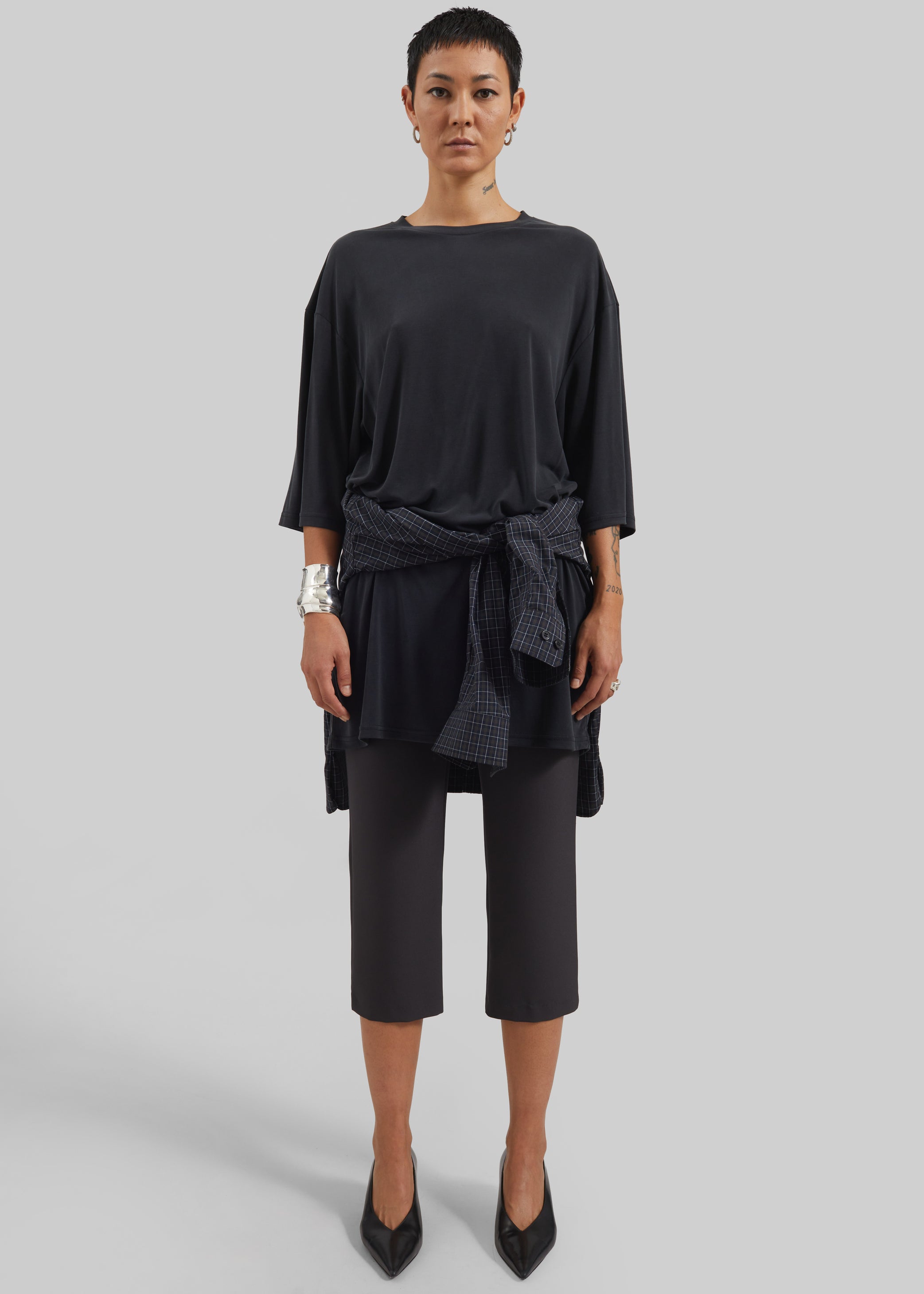Shop the look image for Oberon Soft Oversized T-Shirt - Black
