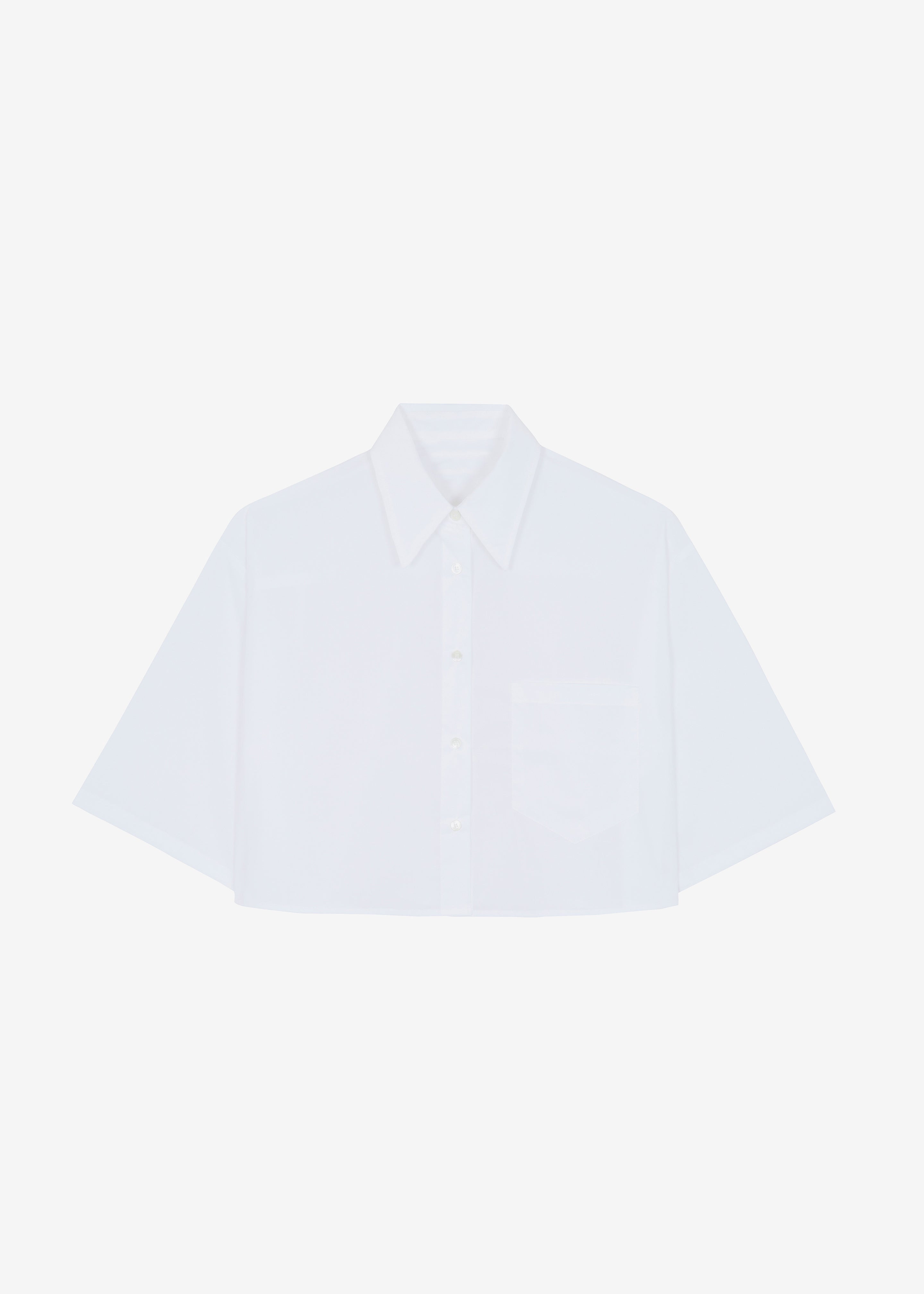 Odem Cropped Shirt - White - 8