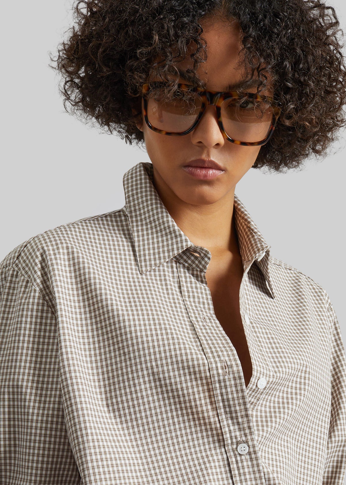 Odemira Shirt - Beige Plaid - 2