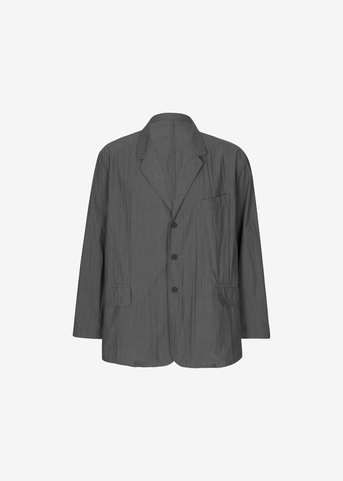Ohio Crinkled Poplin Blazer - Slate Grey - 10