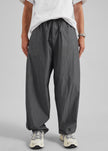 Ohio Crinkled Poplin Pants - Slate Grey