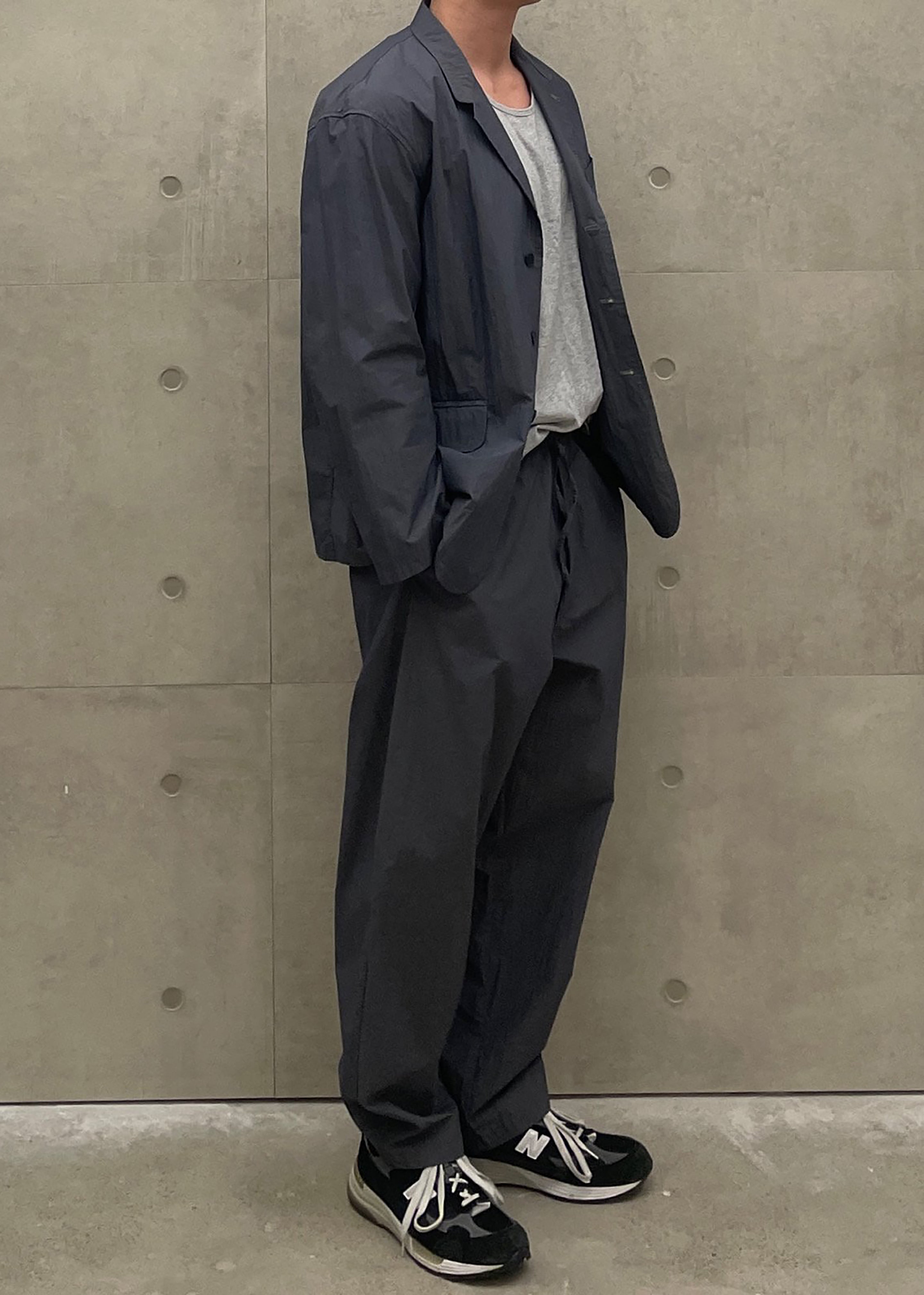 Ohio Crinkled Poplin Pants - Slate Grey - 7