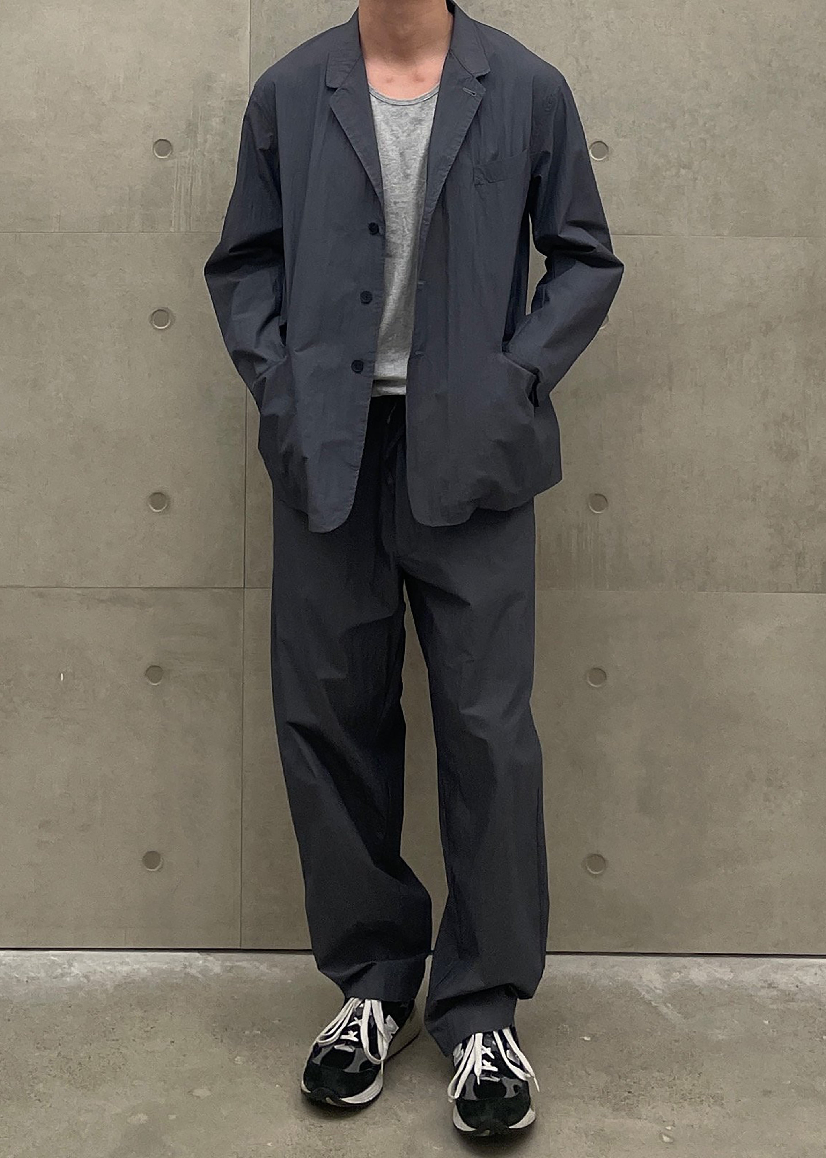 Ohio Crinkled Poplin Pants - Slate Grey - 3