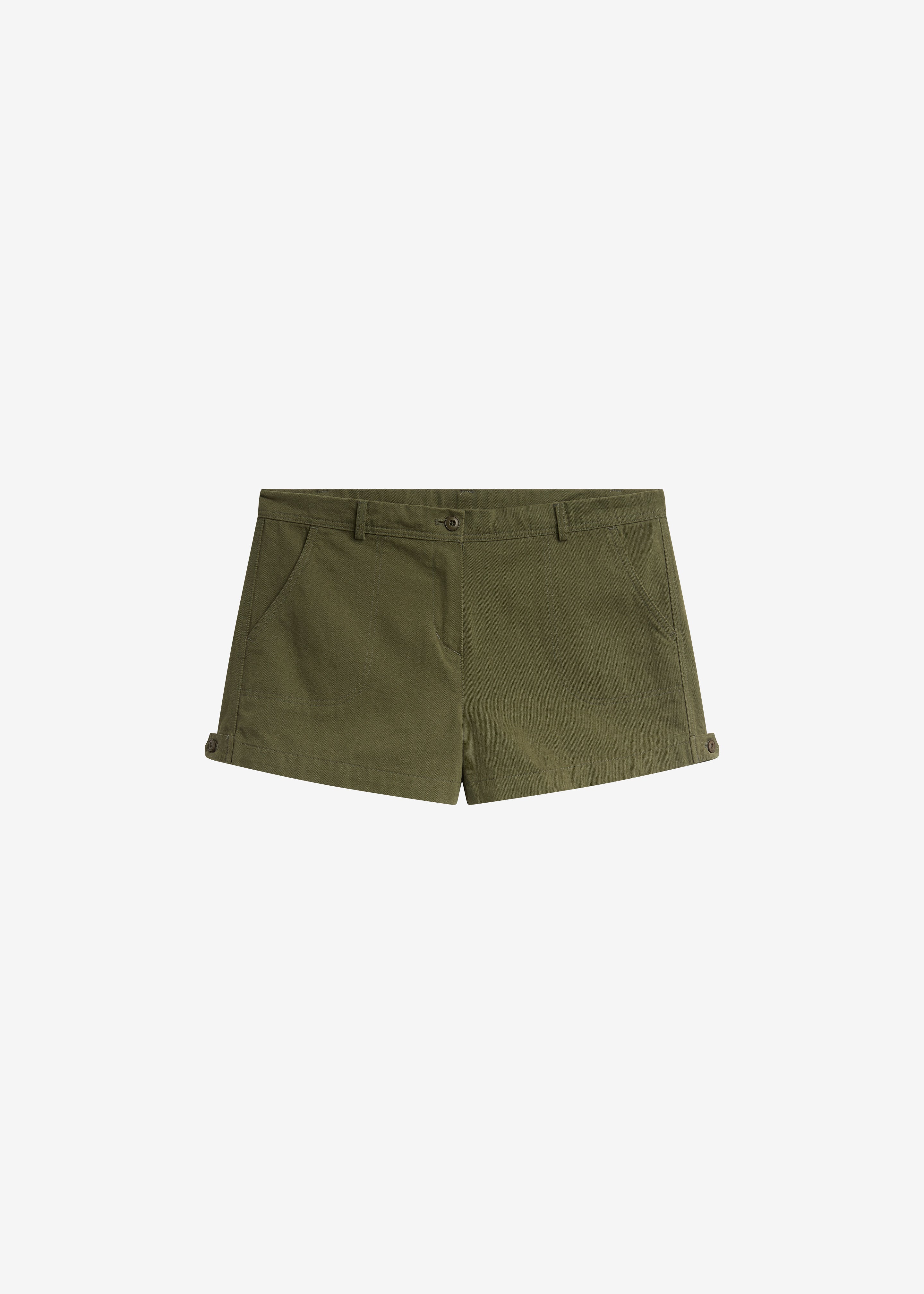 Olane Shorts - Dark Olive - 7