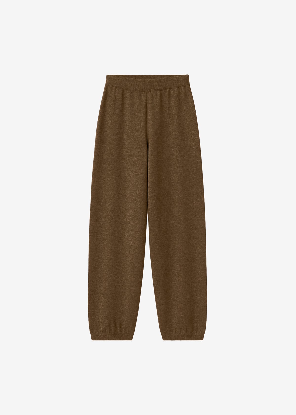 Olia Knit Joggers - Dark Camel - 8