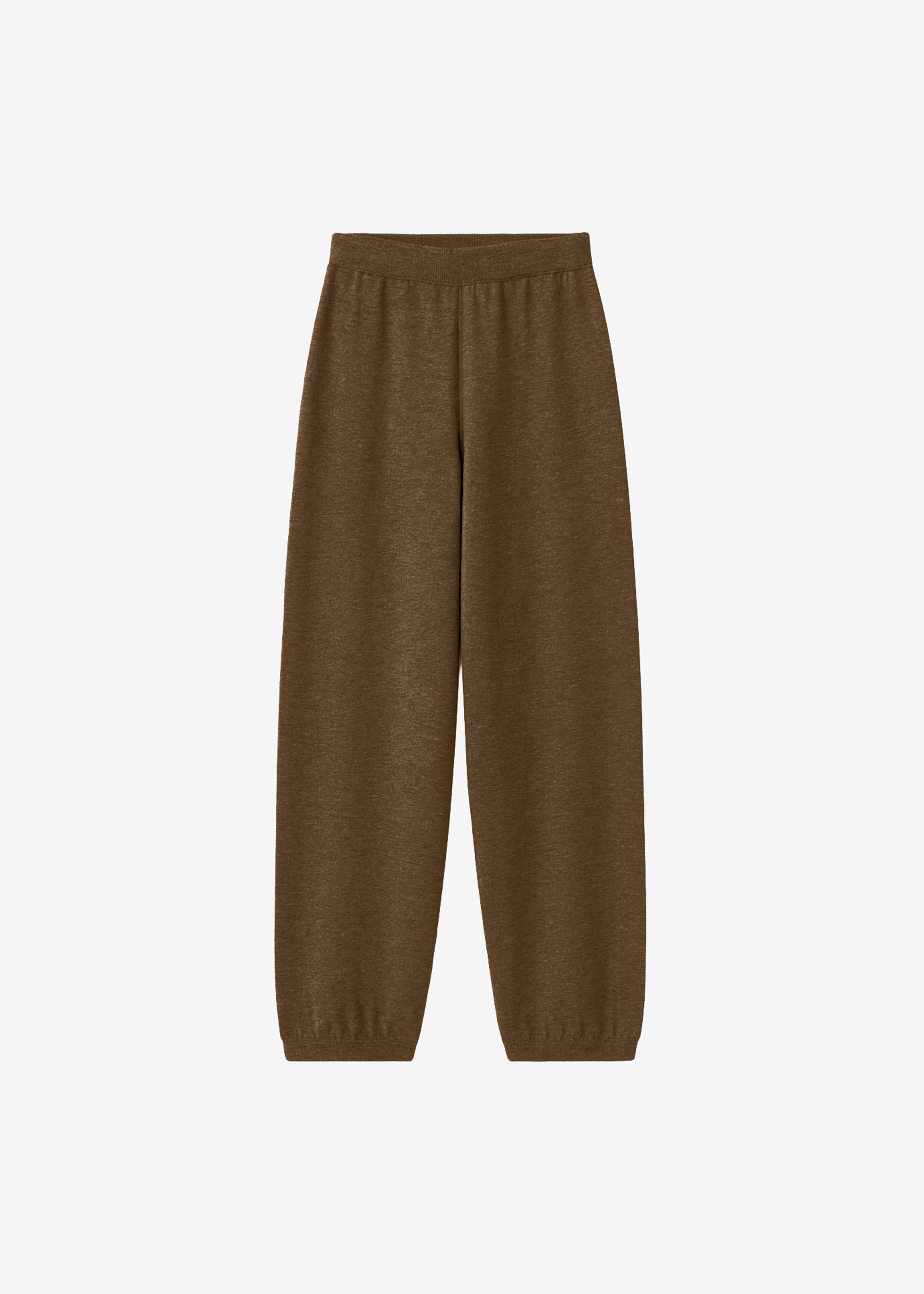 Olia Knit Joggers - Dark Camel - 8