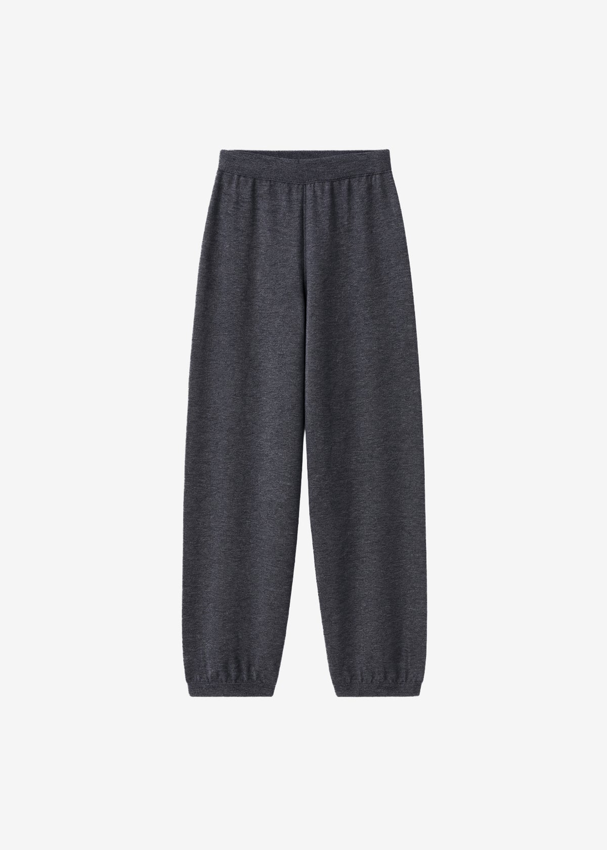 Olia Knit Joggers - Dark Grey Melange - 6