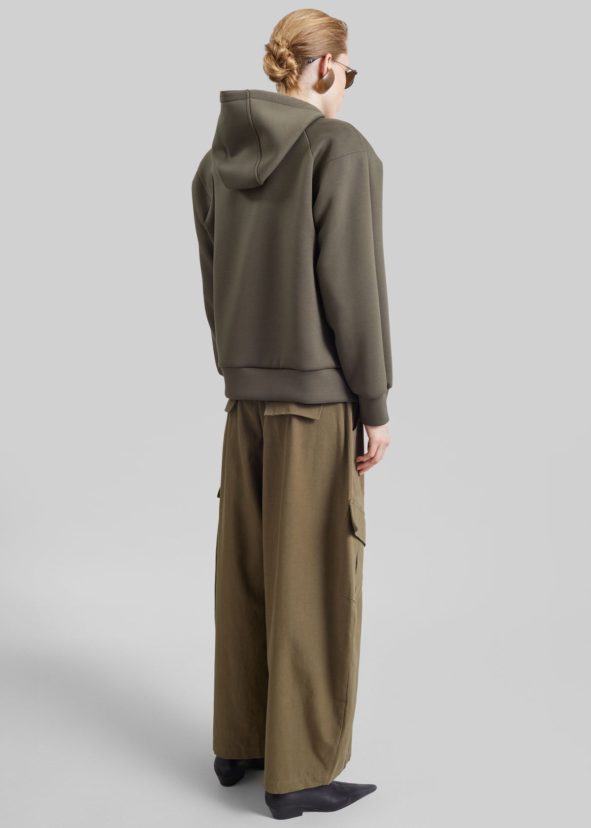 Olian Neoprene Hoodie - Dark Olive - 6
