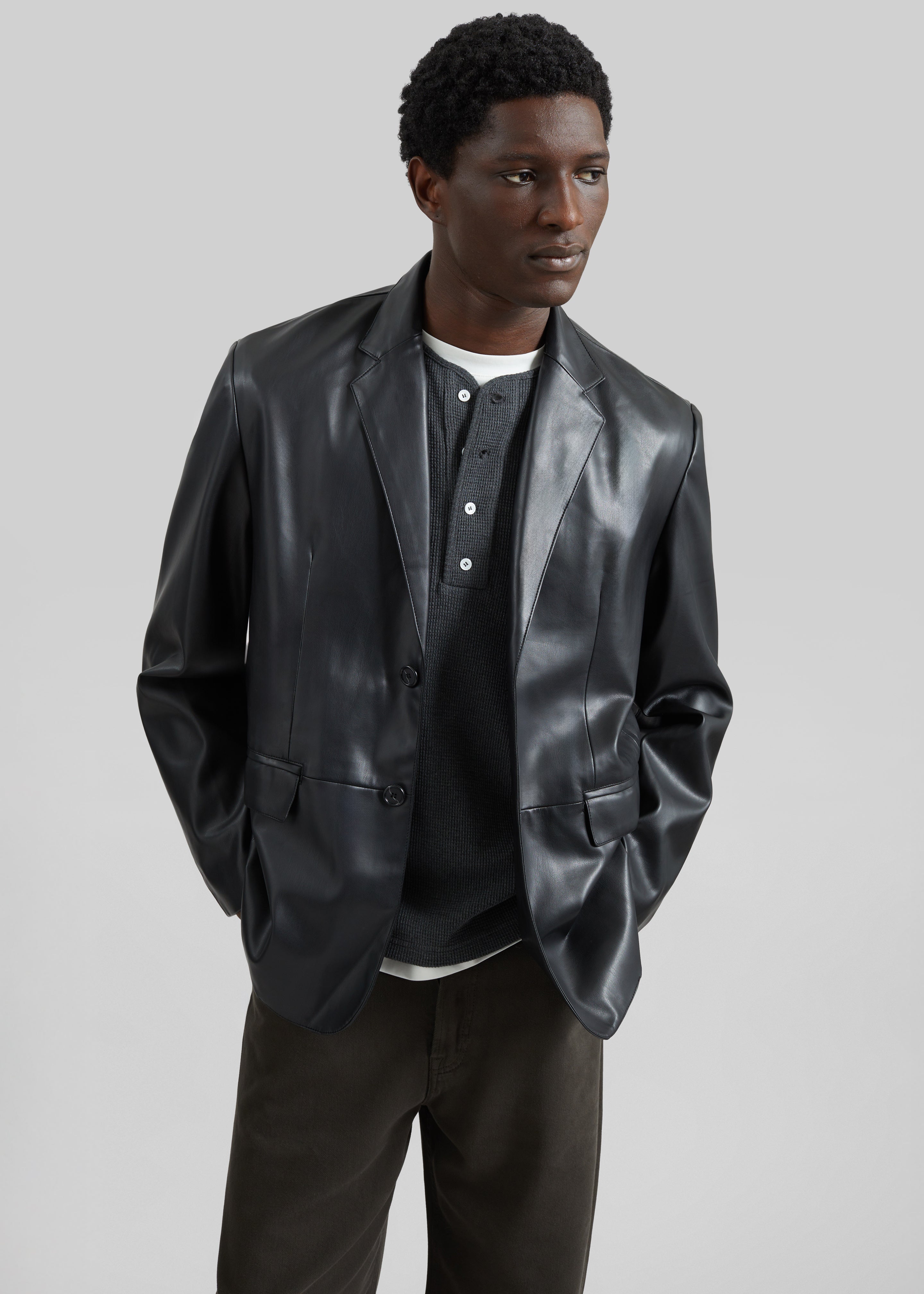 Olympia Blazer - Black – The Frankie Shop