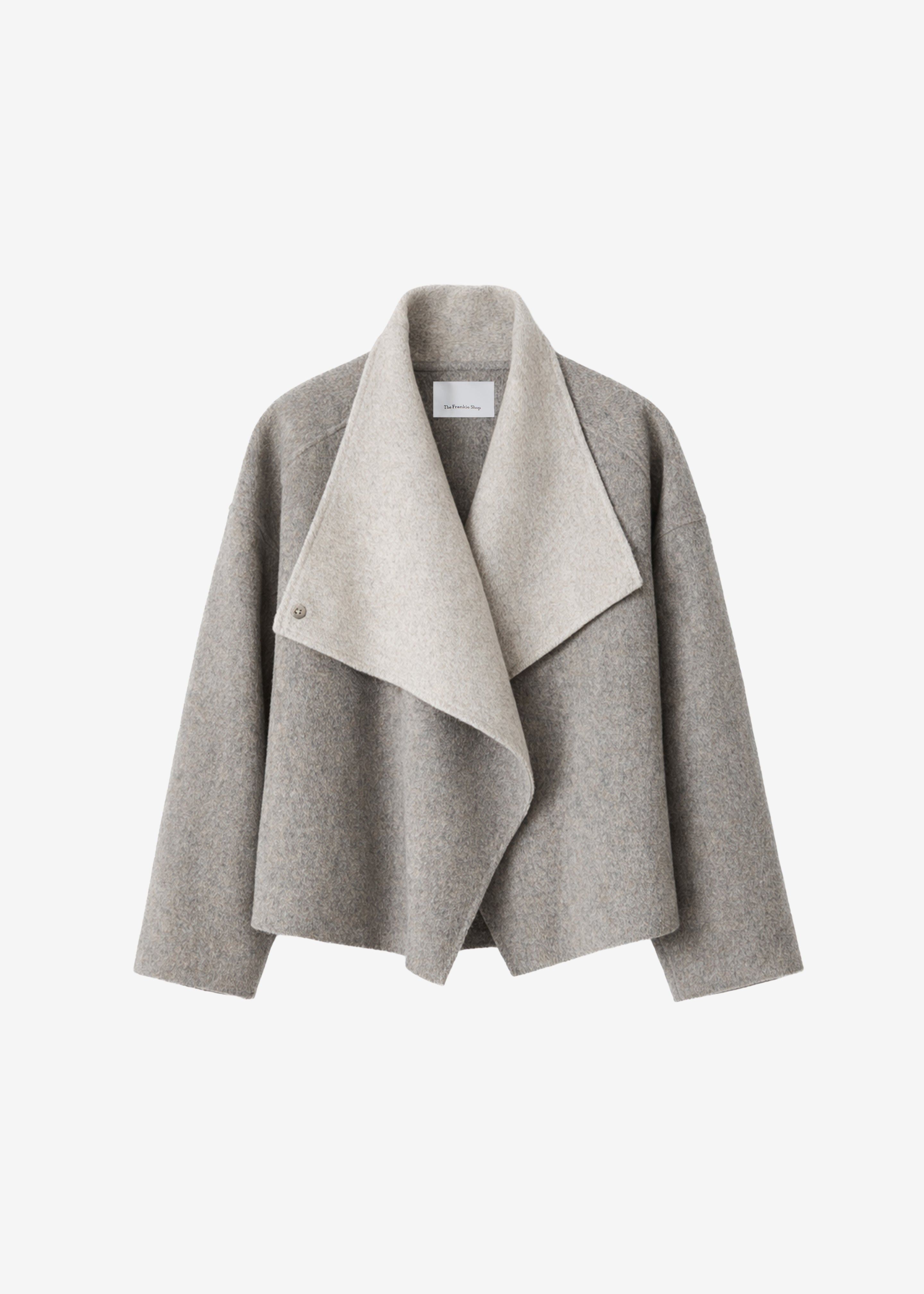 Onelle Wool Reversible Short Coat - Beige - 7