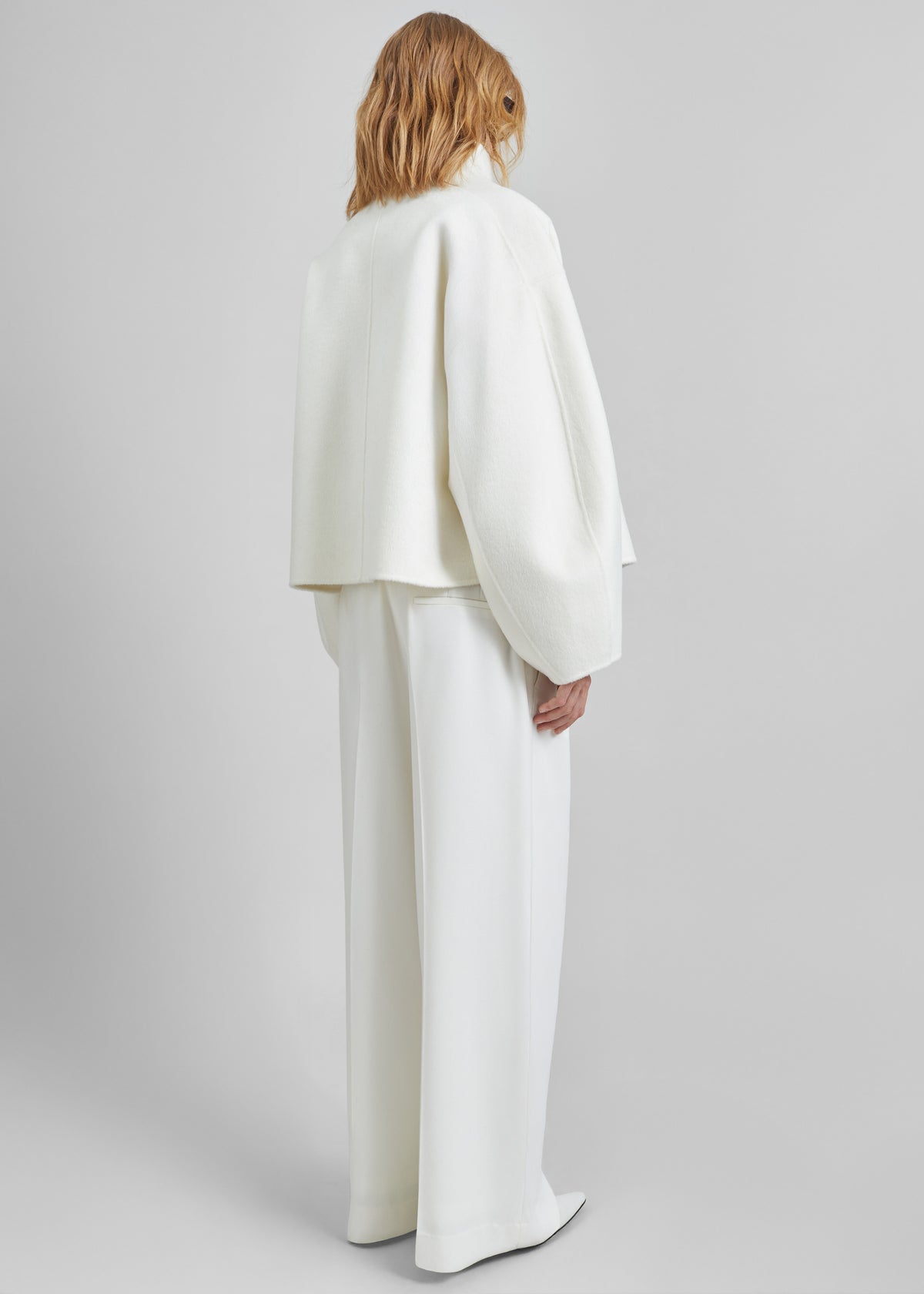Onelle Wool Short Coat - White - 11