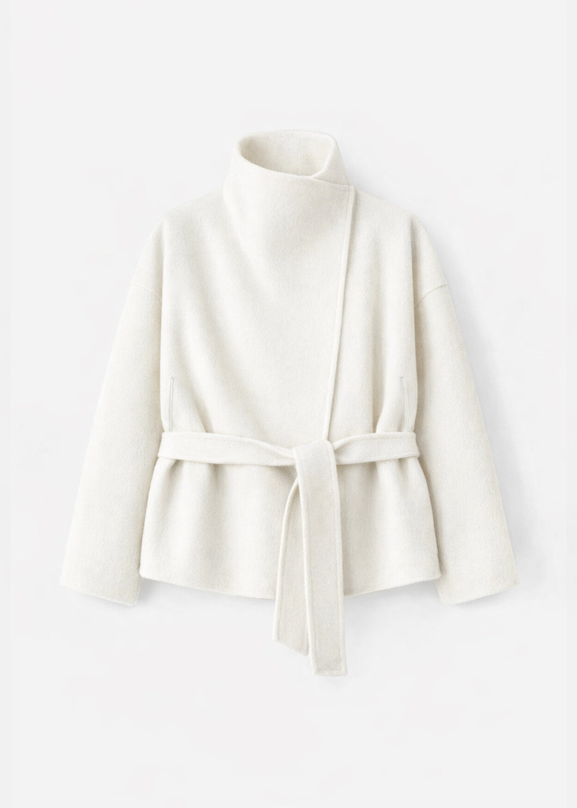 Onelle Wool Short Coat - White - 12