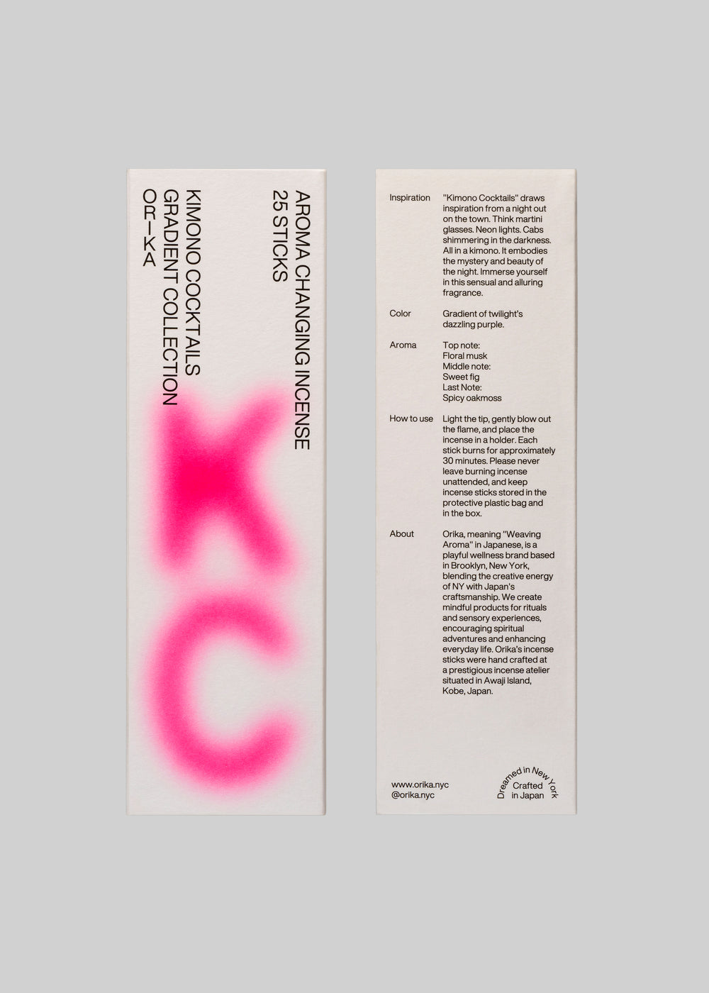 Orika Incense - Kimono Cocktails - 1