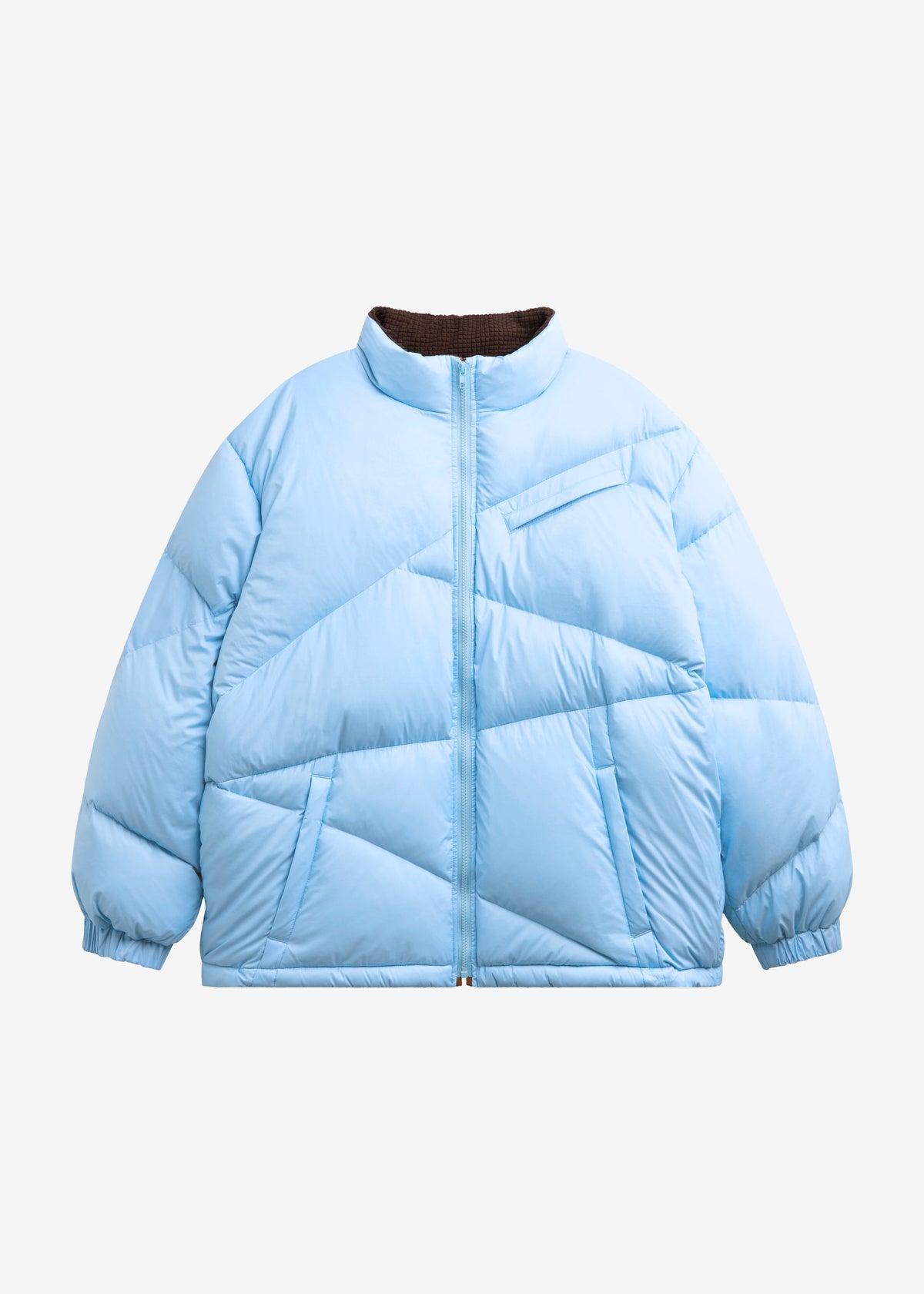 Orino Oversized Puffer Jacket - Blue - 9