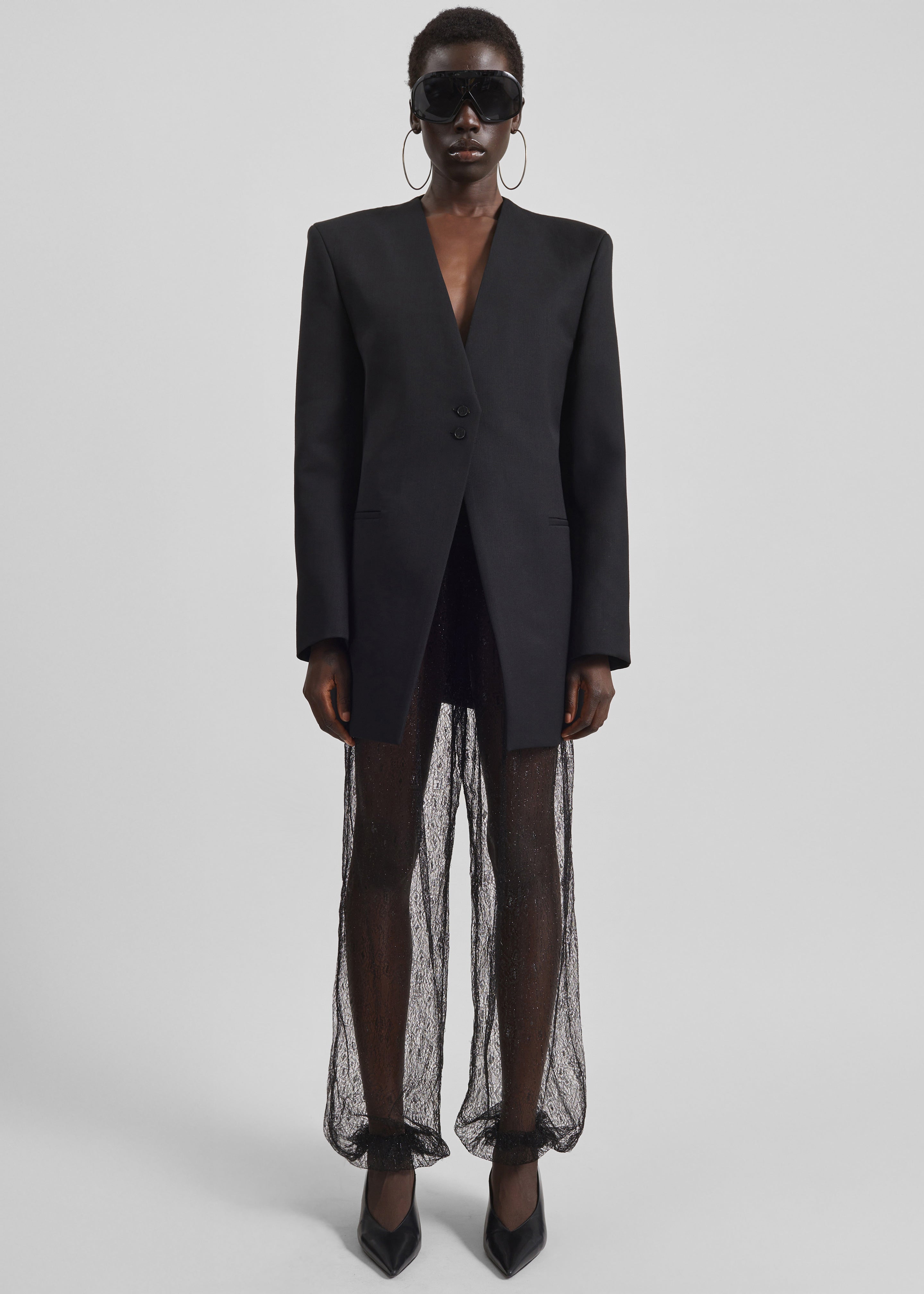 Orissa Lace Balloon Pants - Black - 1