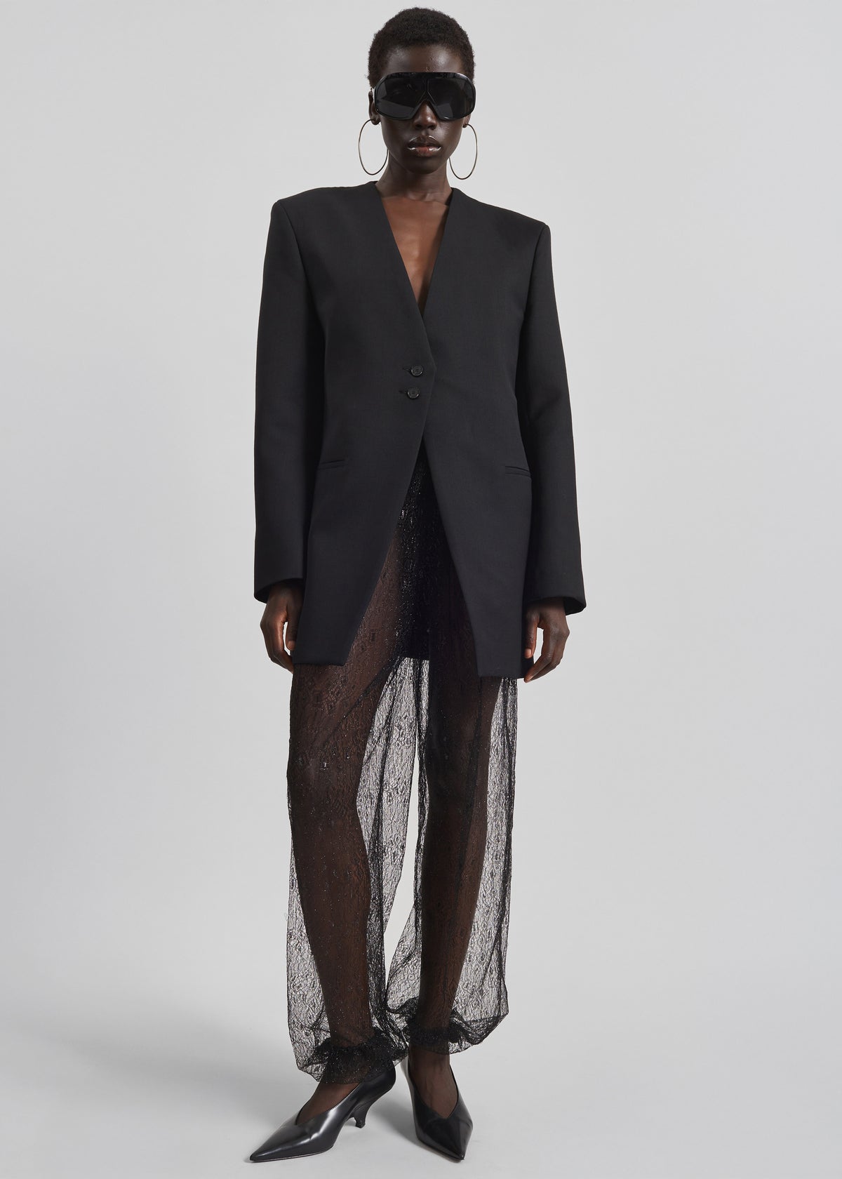 Orissa Lace Balloon Pants - Black - 5