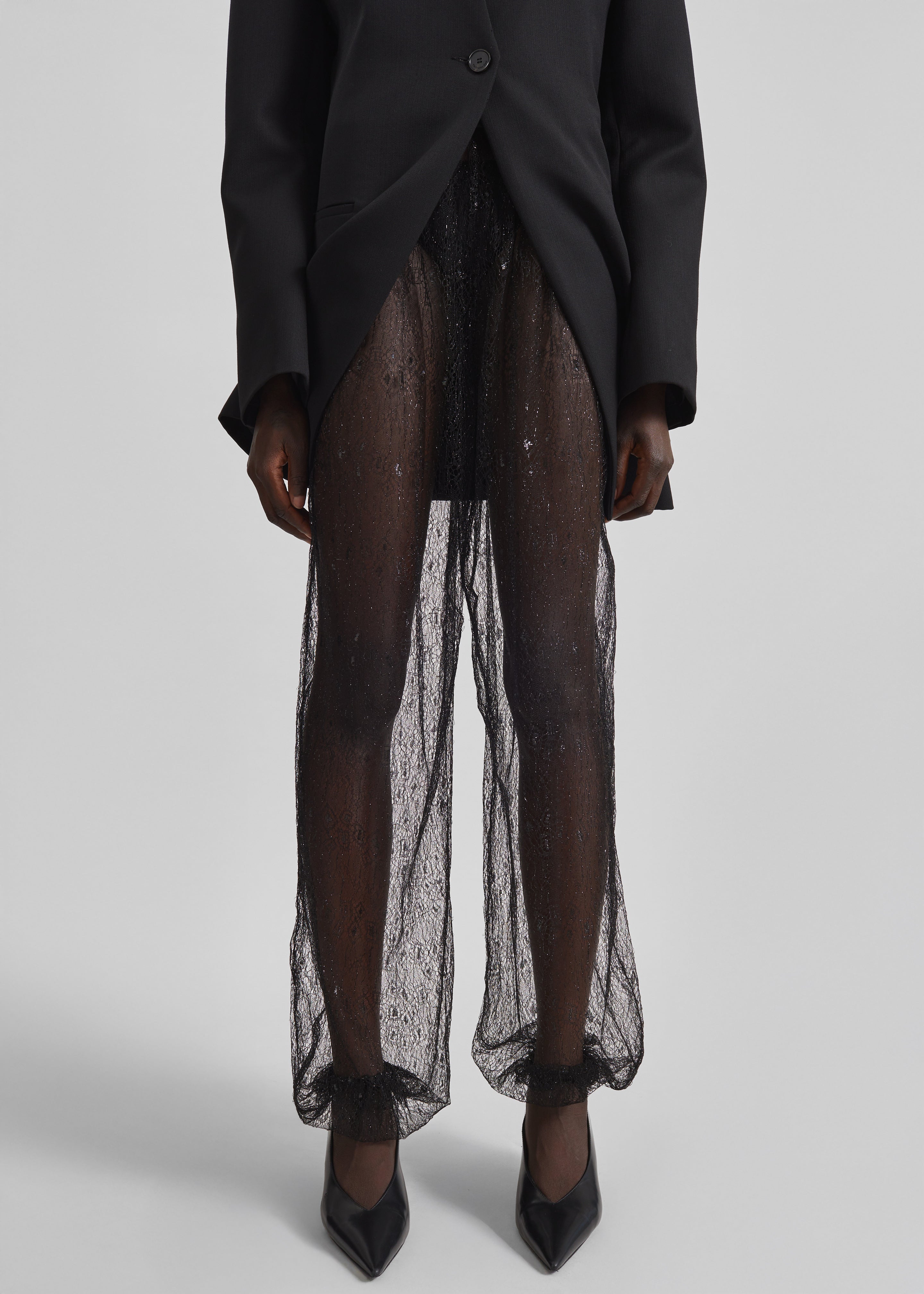 Orissa Lace Balloon Pants - Black - 6