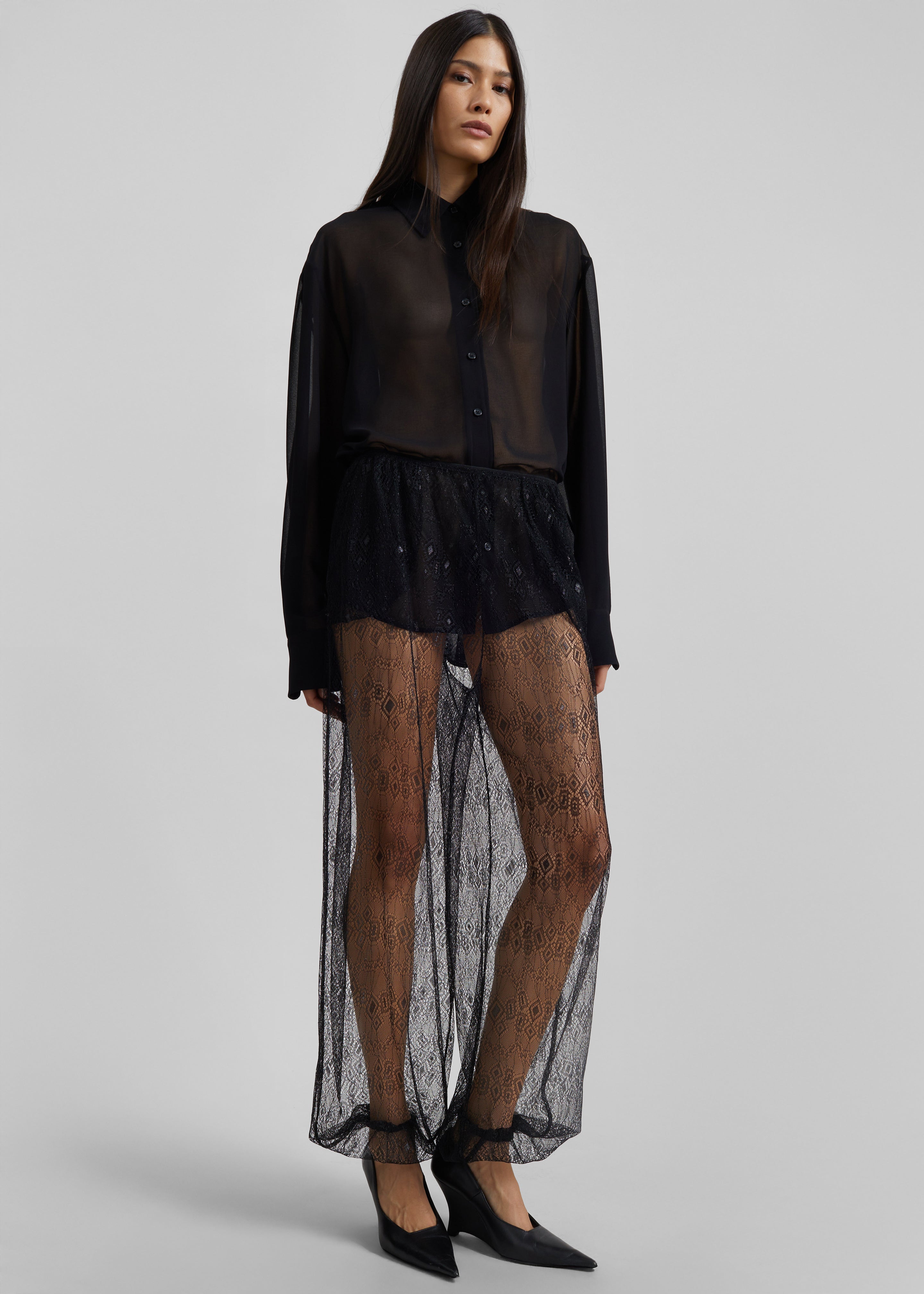 Orissa Lace Balloon Pants - Black – The Frankie Shop