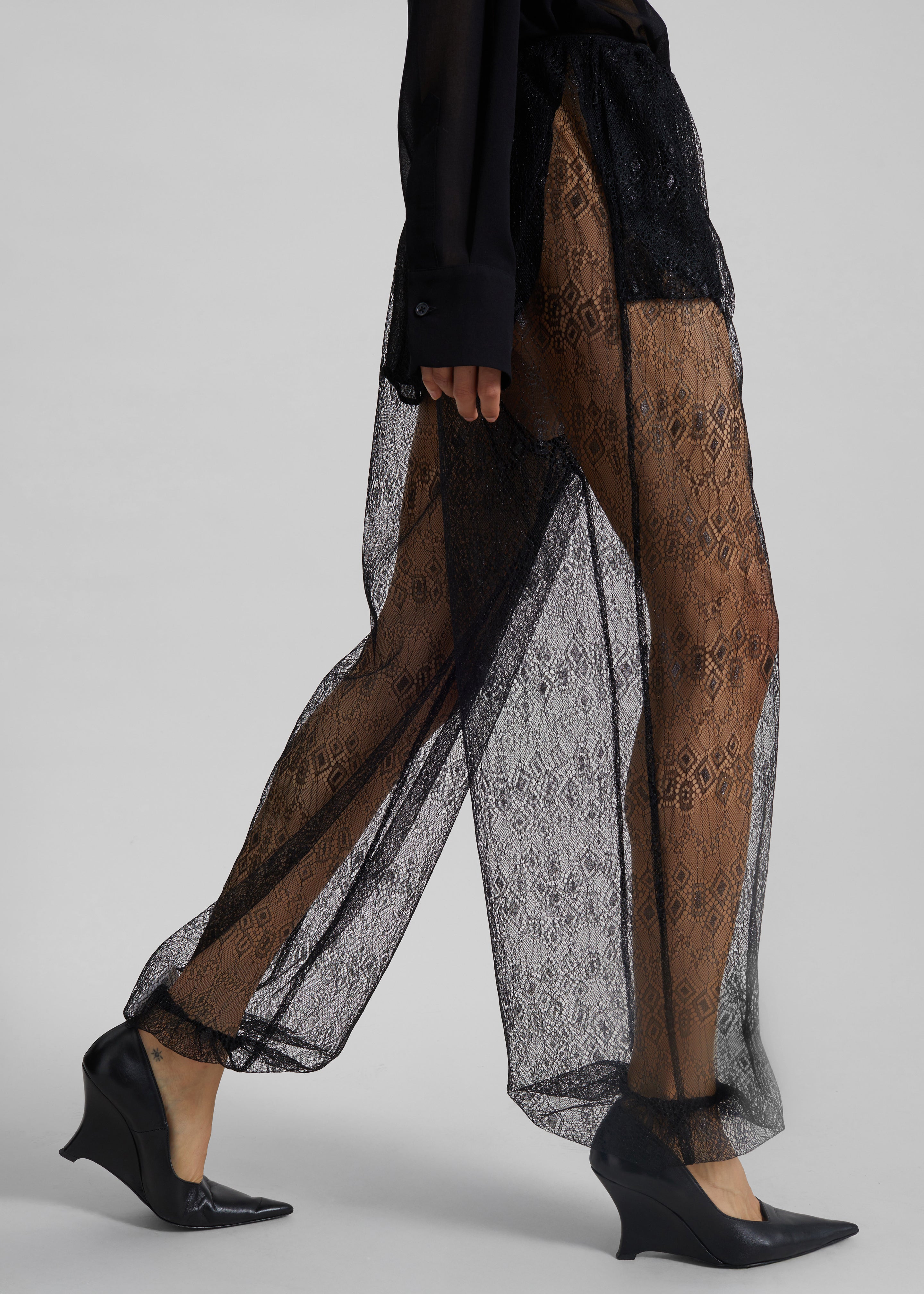 Orissa Lace Balloon Pants - Black - 3
