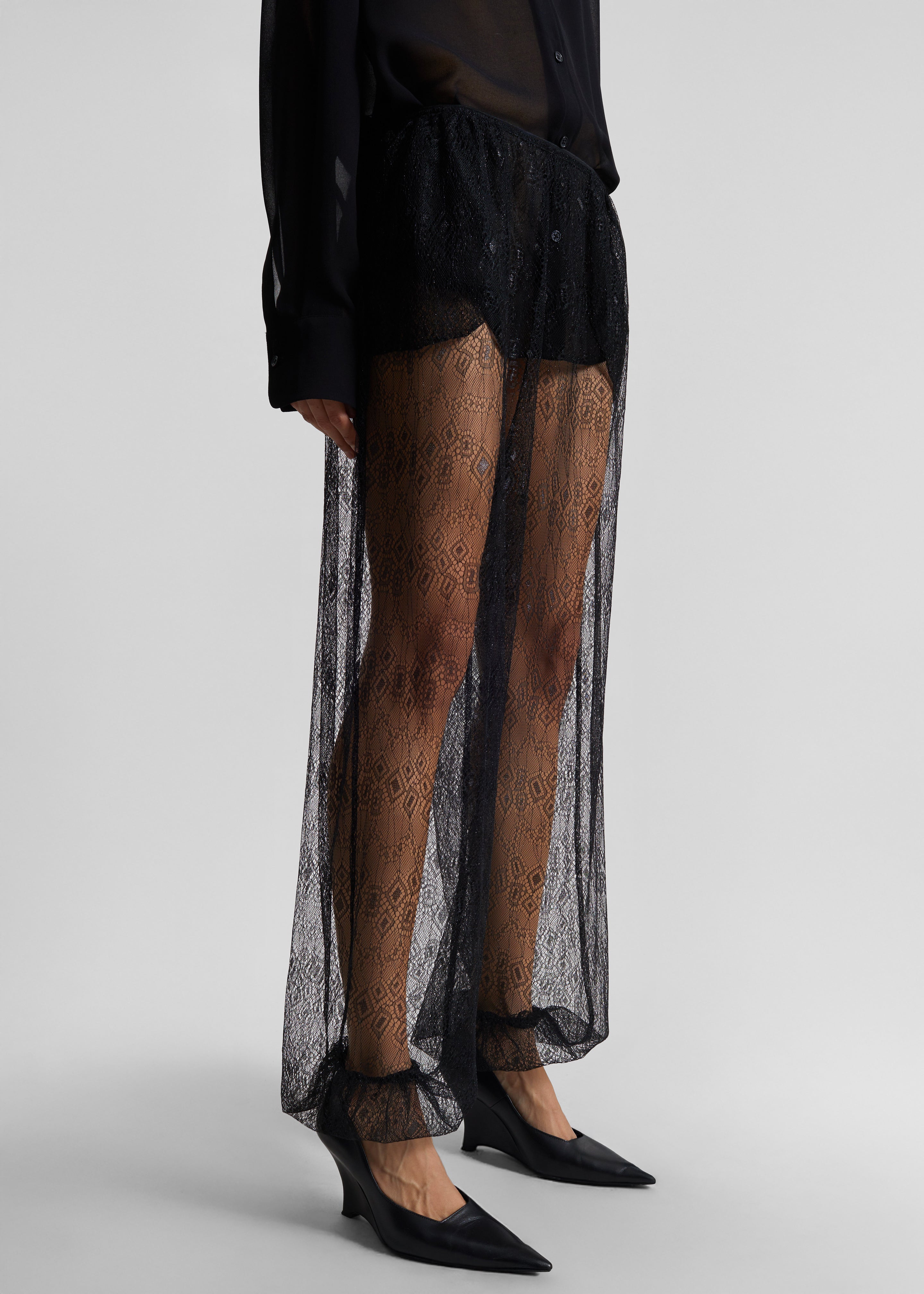 Orissa Lace Balloon Pants - Black - 11