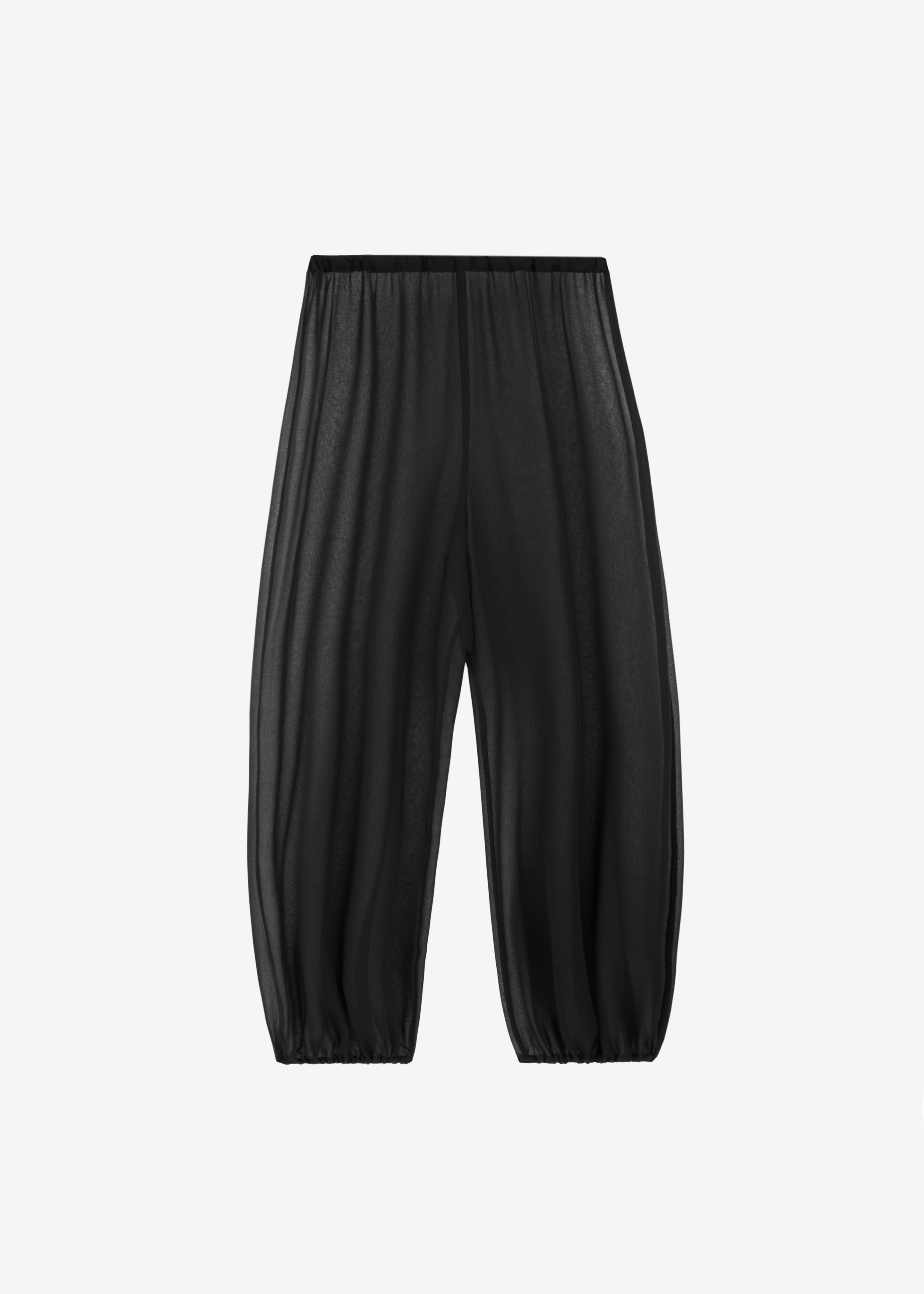 Orissa Sheer Balloon Pants - Black - 12