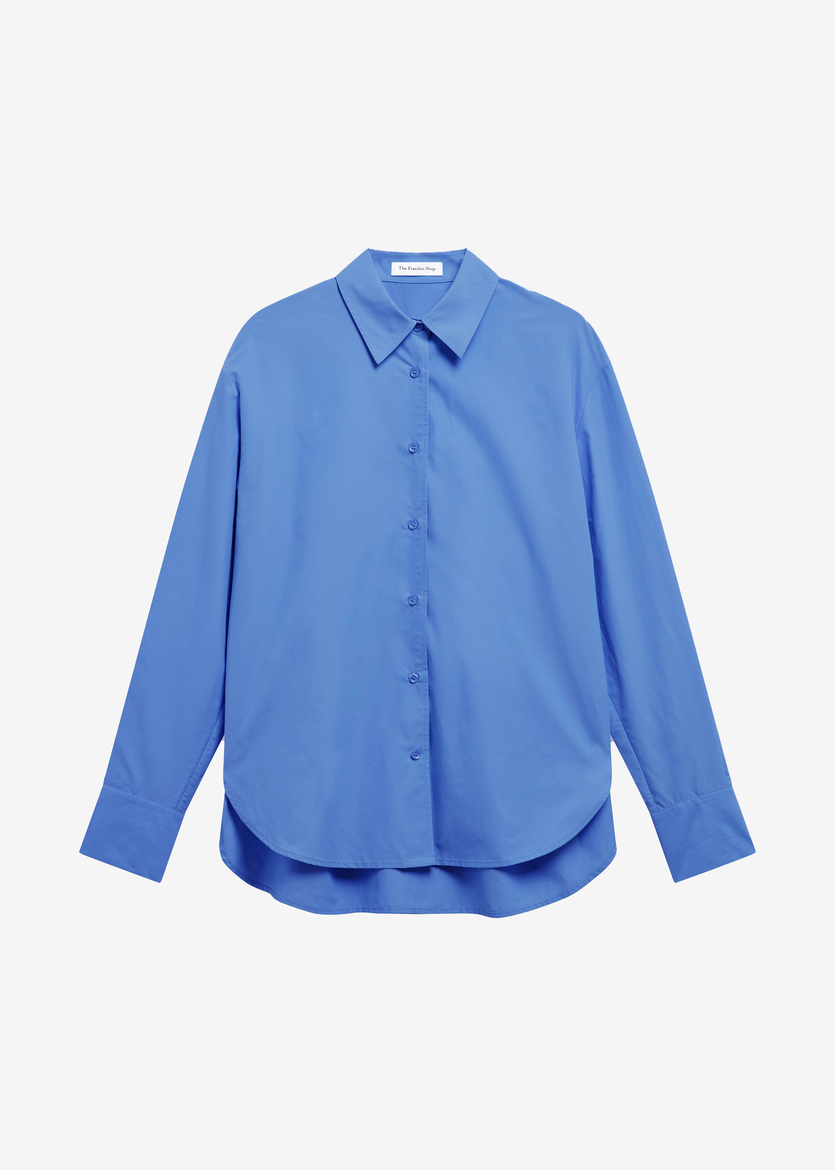 Ornella Side Button-Up Shirt - Cobalt - 6