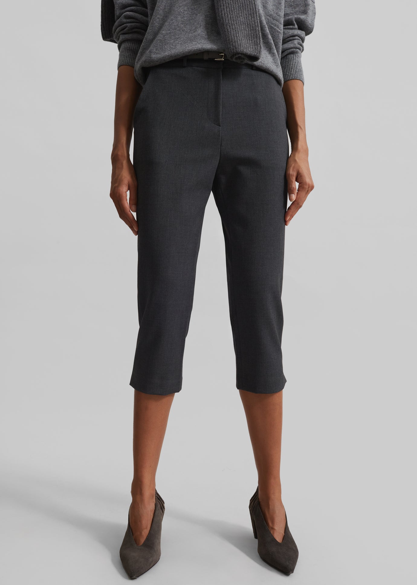 Orsha Capri Pants - Grey - 1