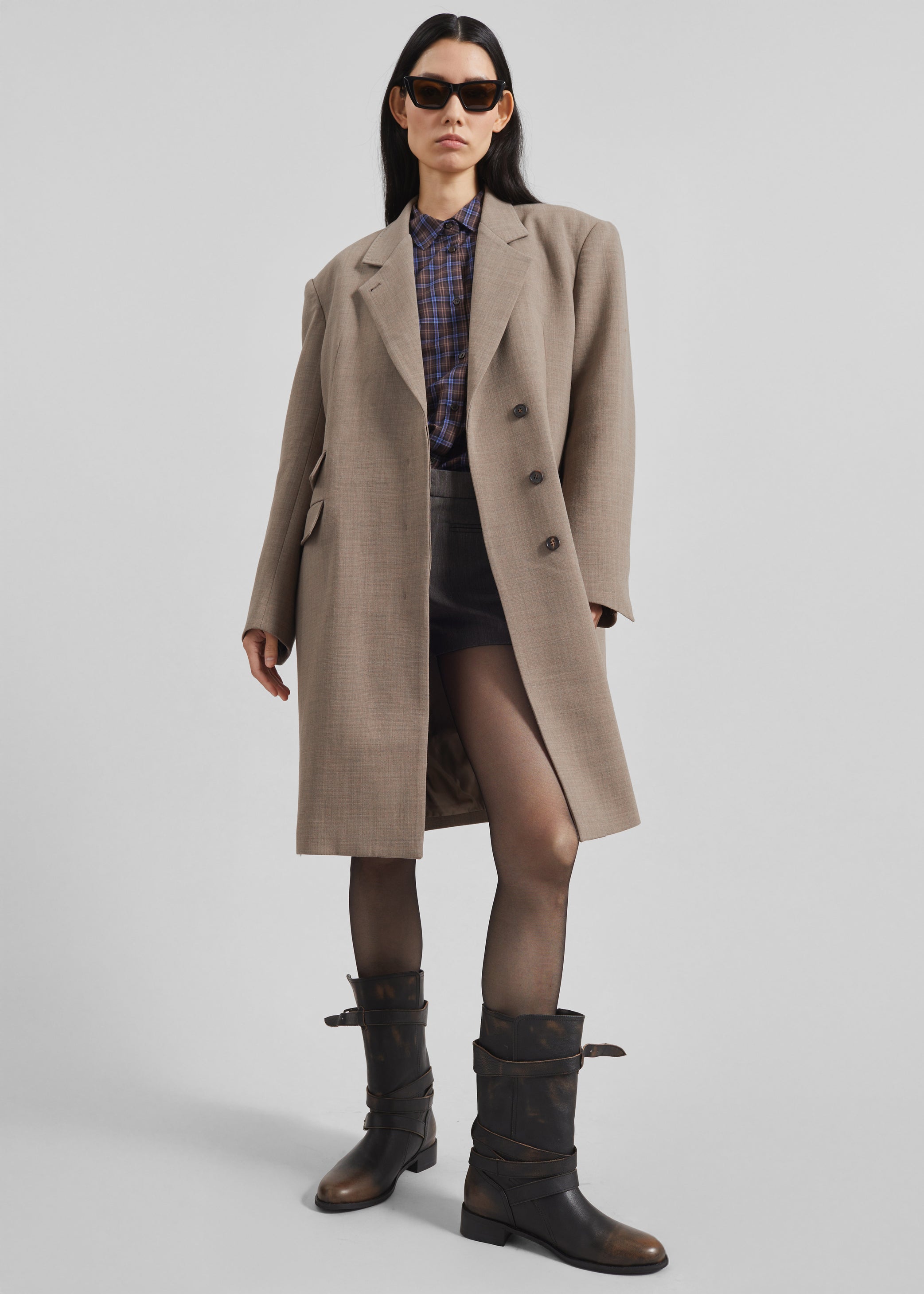 Shop the look image for Orsta Wool Coat - Beige