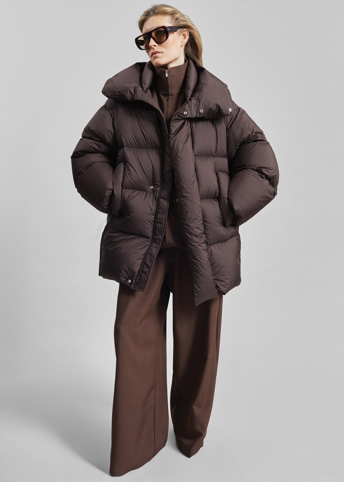 Ortler Puffer Jacket - Brown - 3