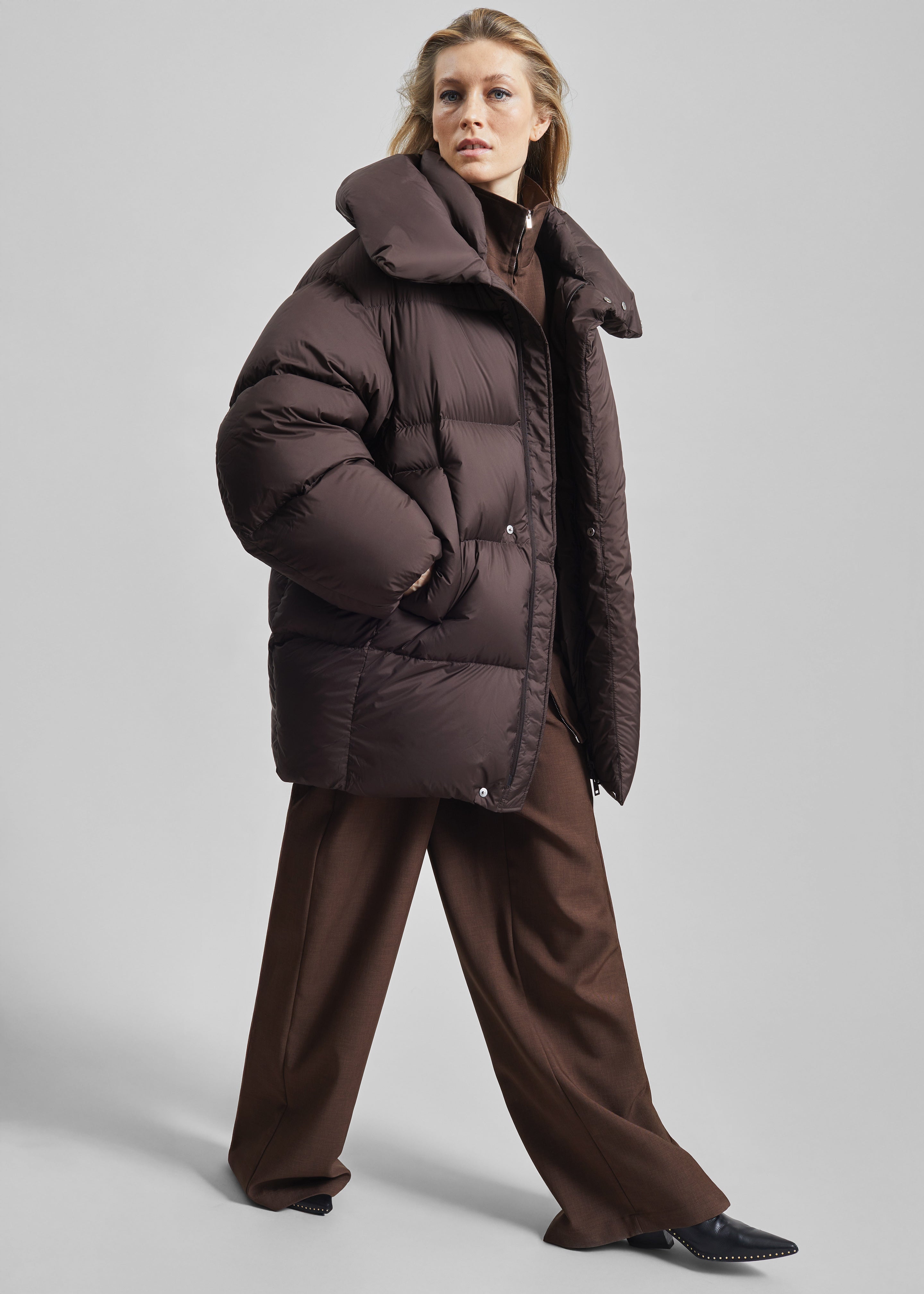 Ortler Puffer Jacket - Brown - 6