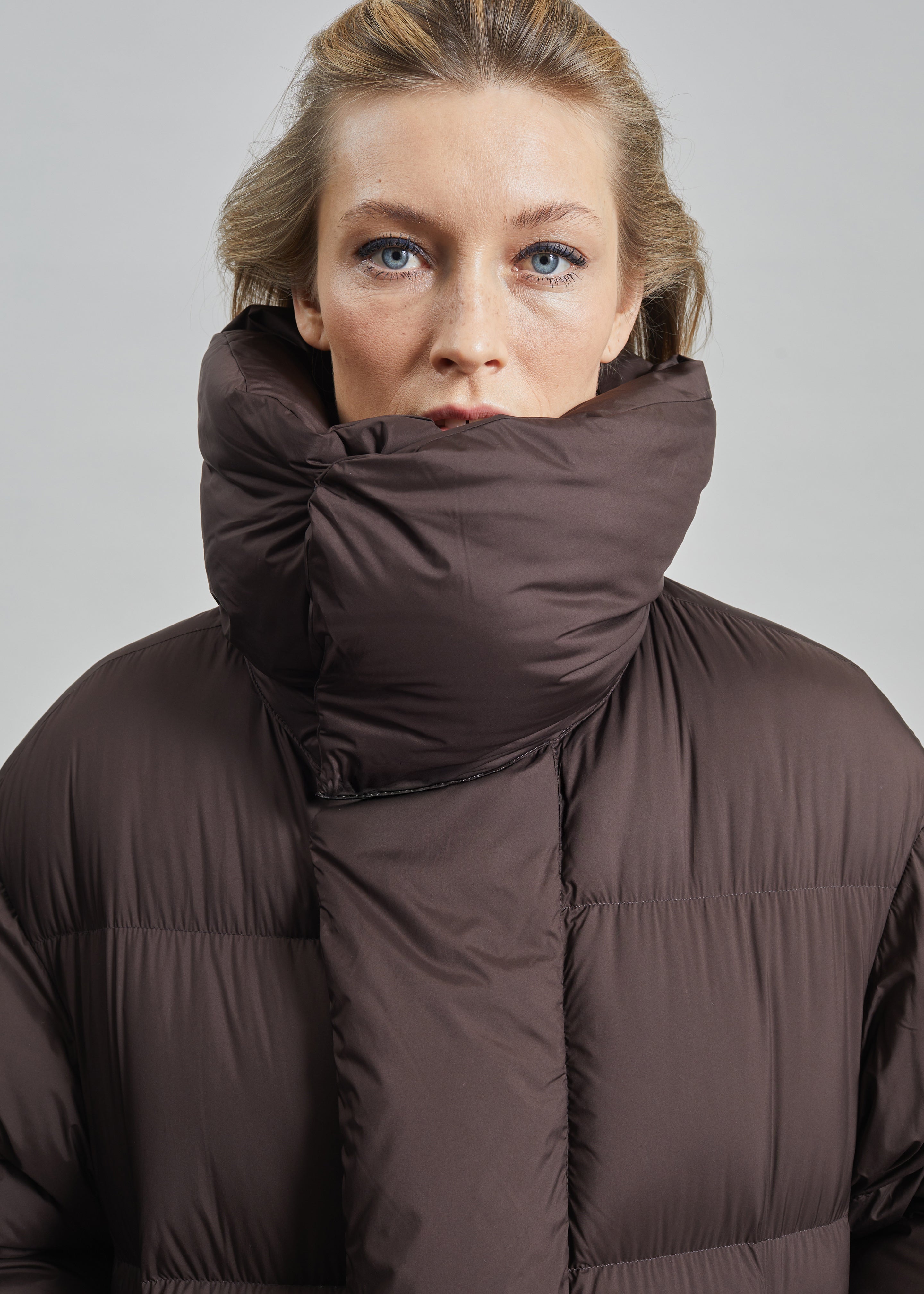 Ortler Puffer Jacket - Brown – The Frankie Shop