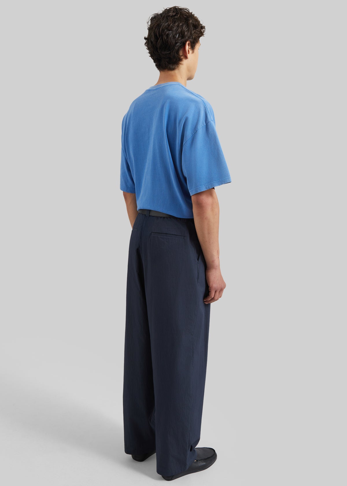 Osaka Pleated Pants - Navy - 6