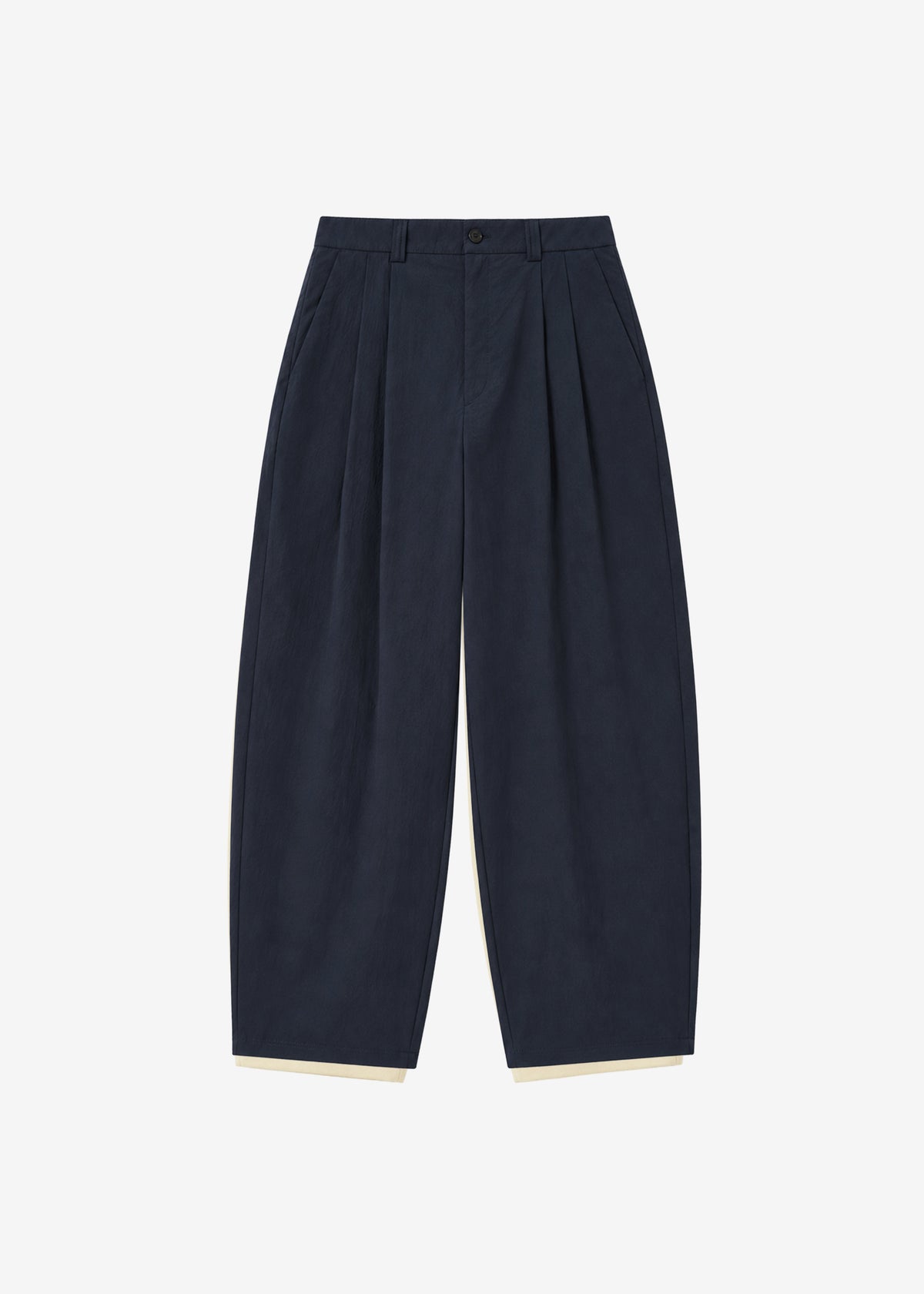 Osaka Pleated Pants - Navy - 7