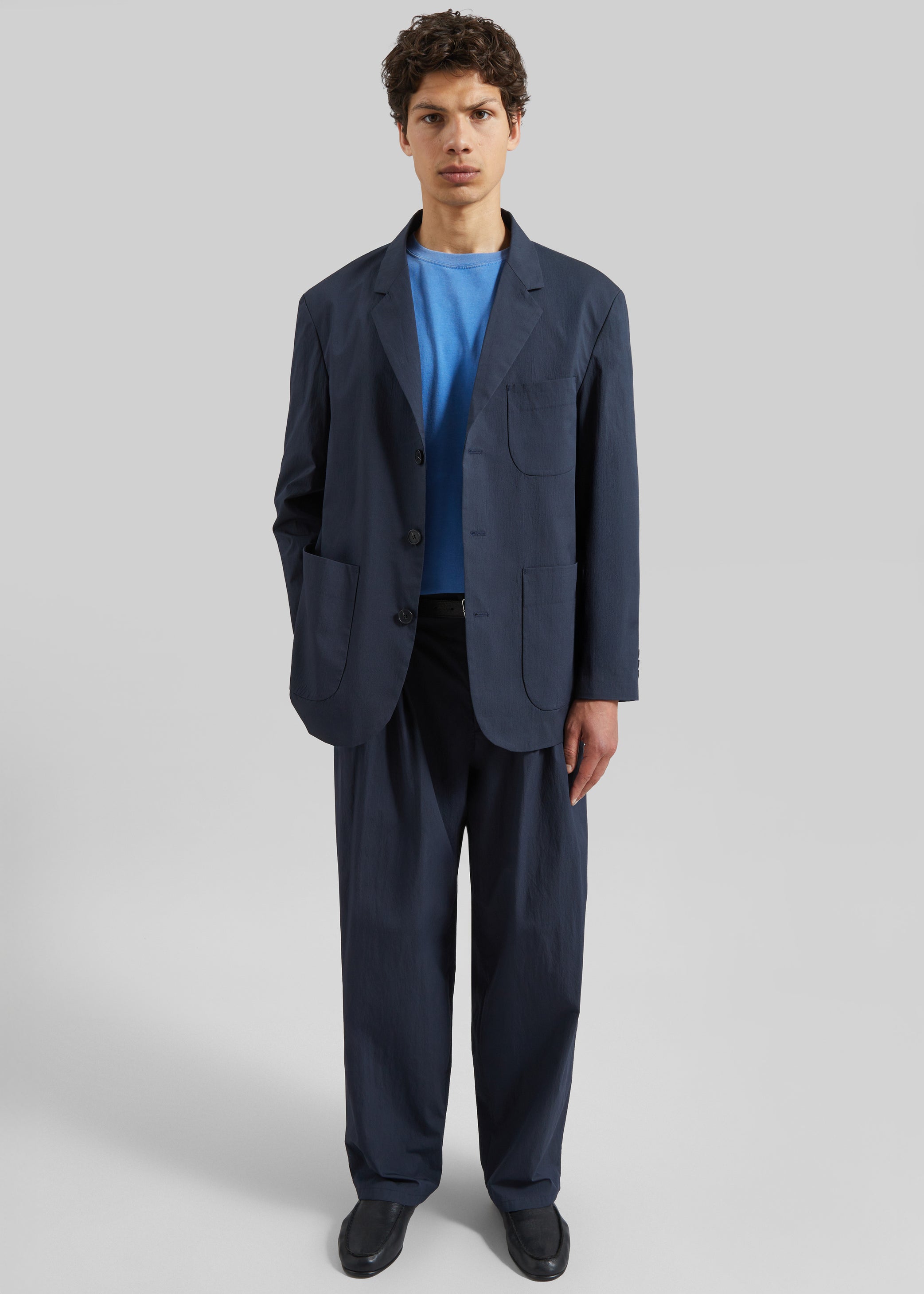 Shop the look image for Osaka Single Breasted Blazer - Navy