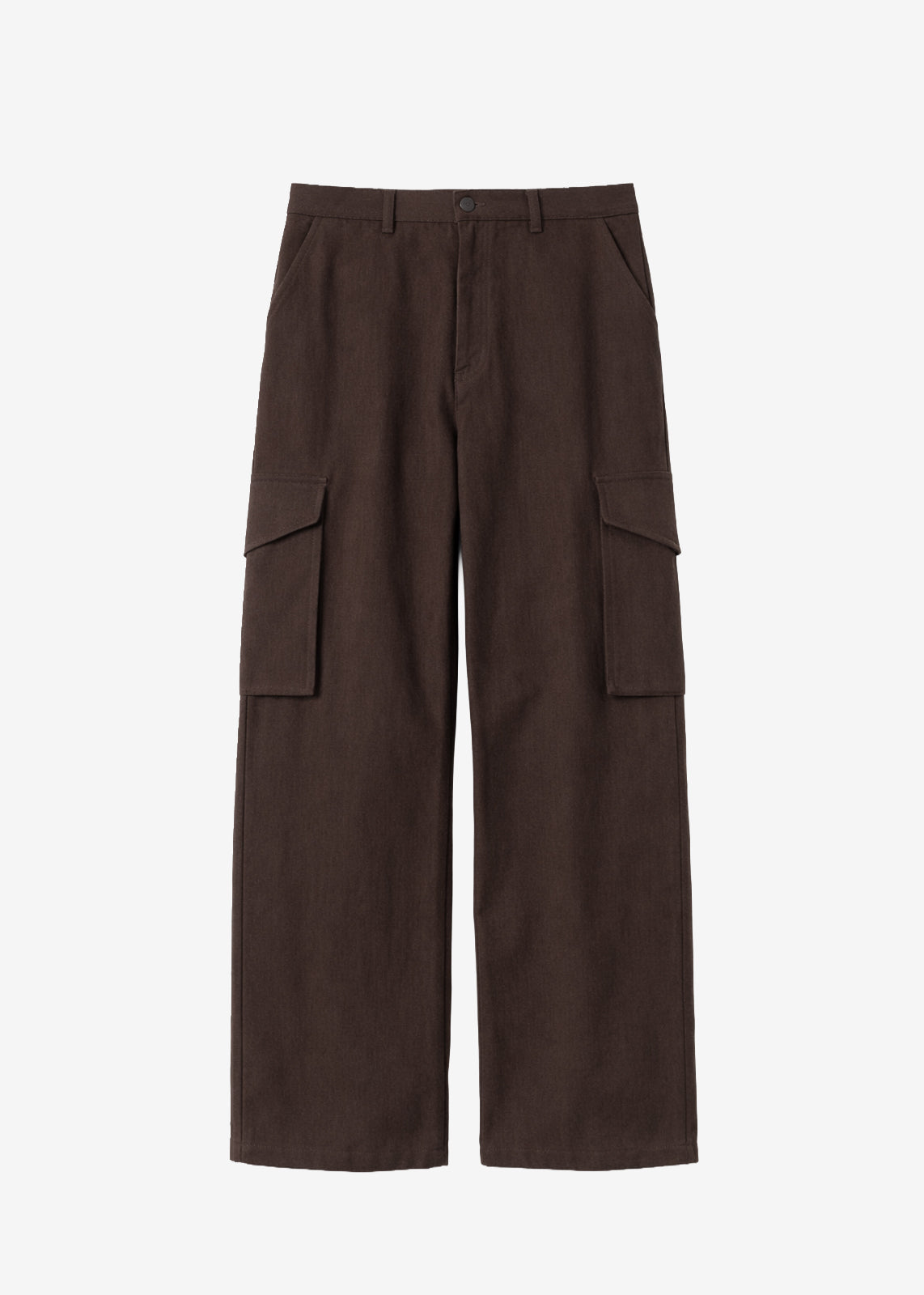 Oslo Cotton Cargo Pants - Brown - 6
