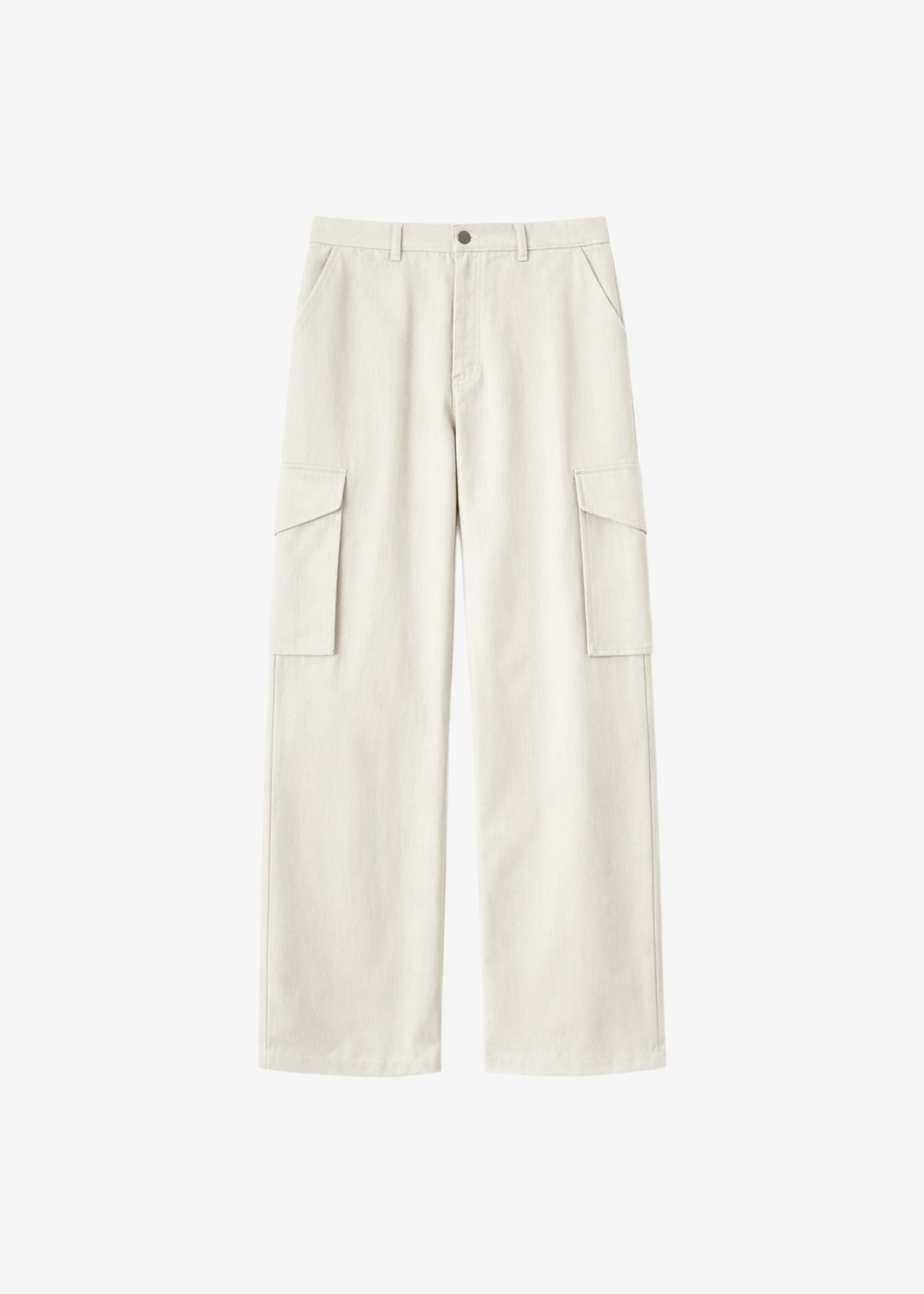 Oslo Cotton Cargo Pants - Beige - 10