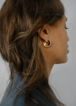 Otiumberg Arc Chunky Hoops - Gold Vermeil