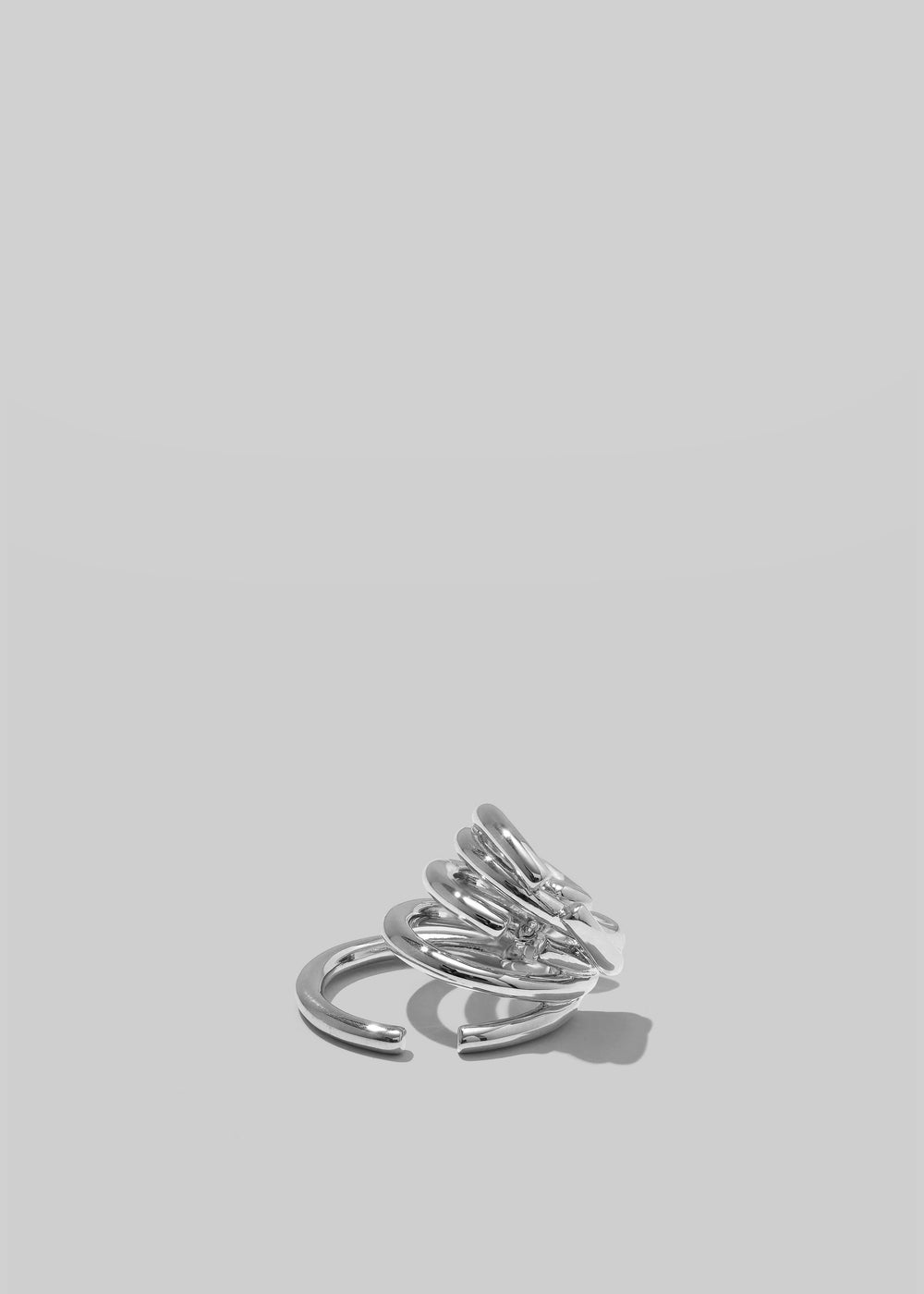 Otiumberg Chaos Ear Cuff - Silver - 1