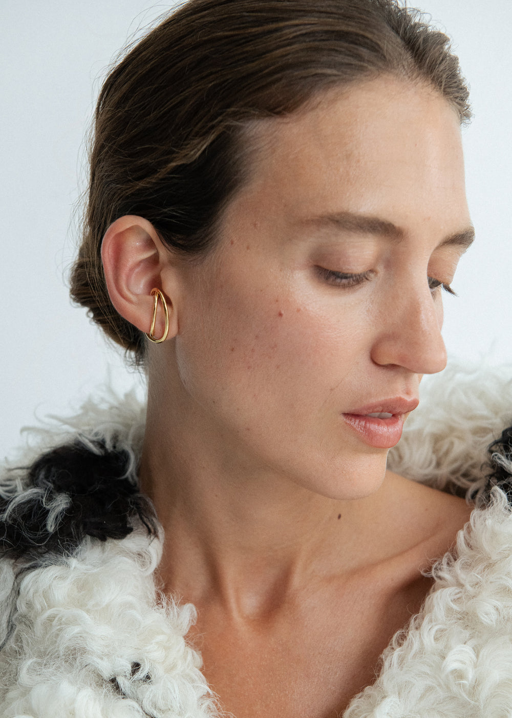 Otiumberg Dual Curve Ear Cuff - Gold