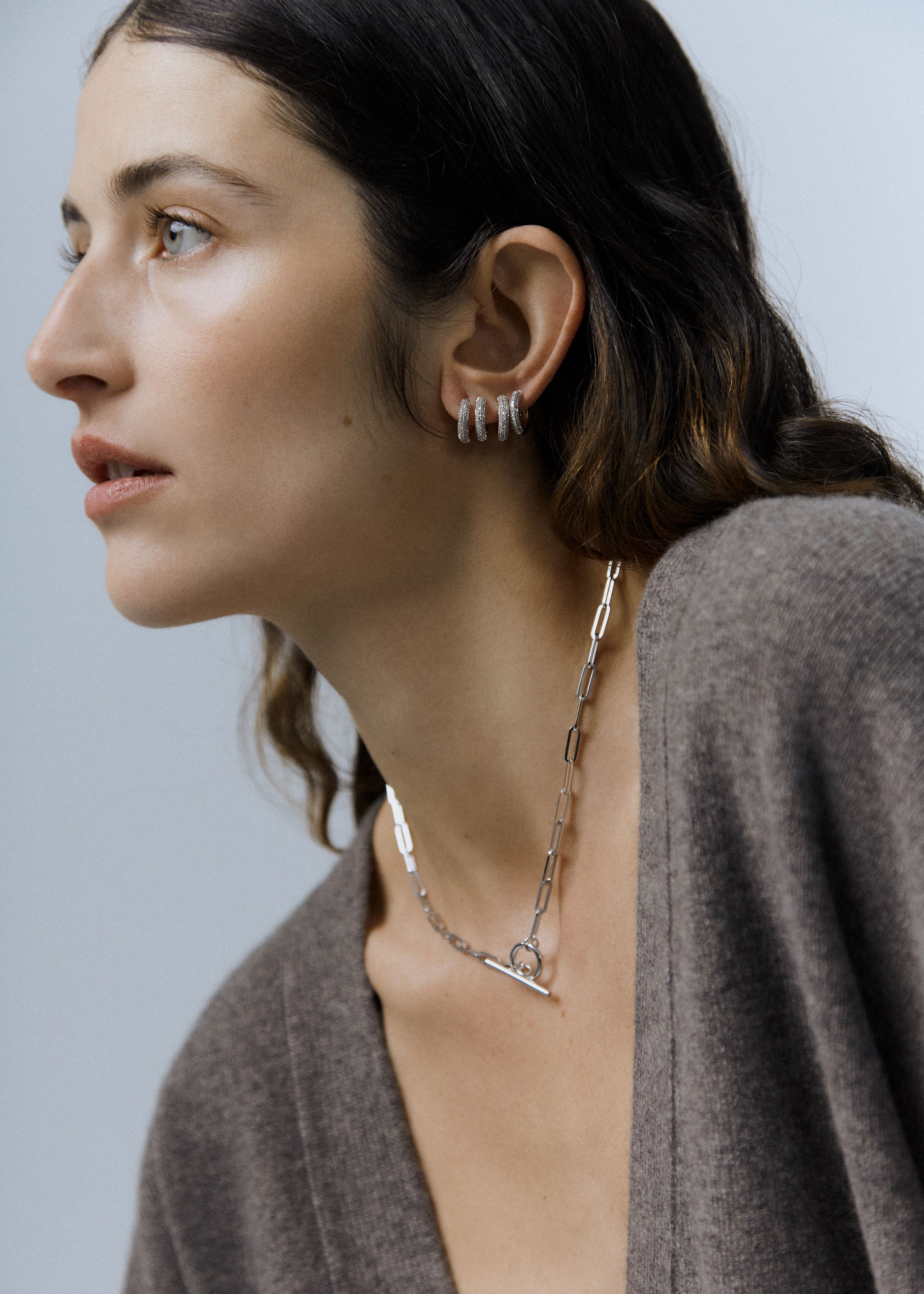 Otiumberg Love Link Necklace - Silver - 3