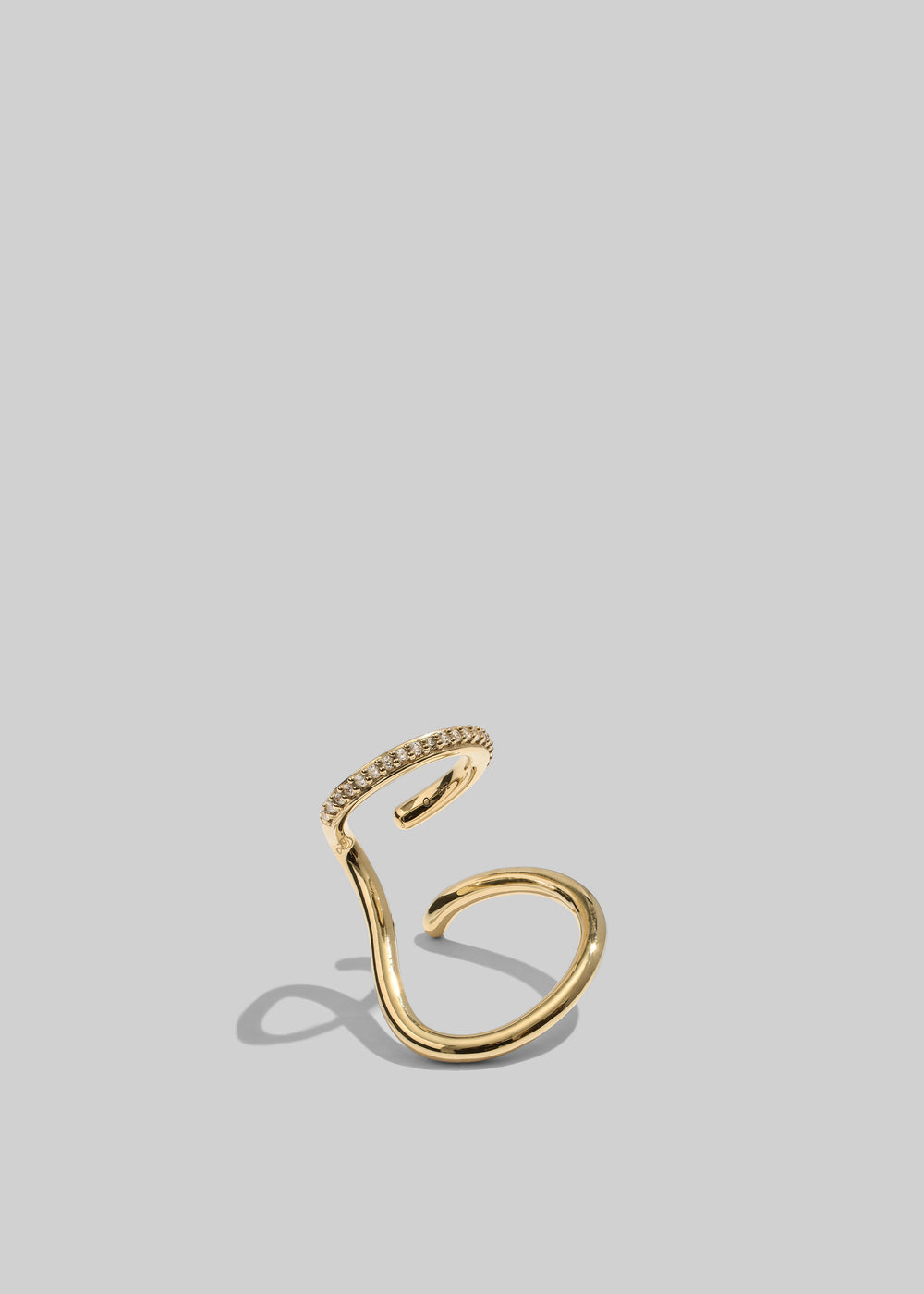 Otiumberg Pavé Sonder Ear Cuff - Gold - 1